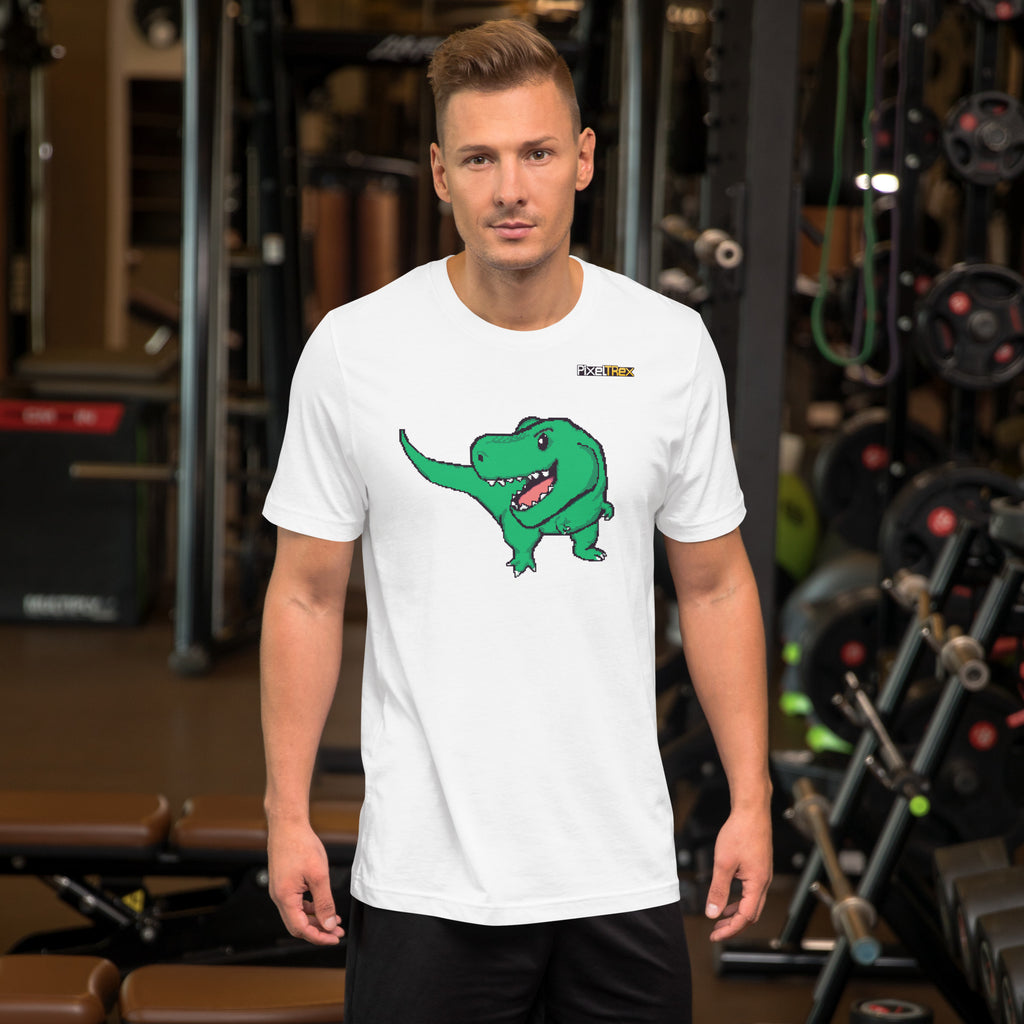 PixelTRex™ – Trex the T-Rex Pixel Dinosaur T-Shirt