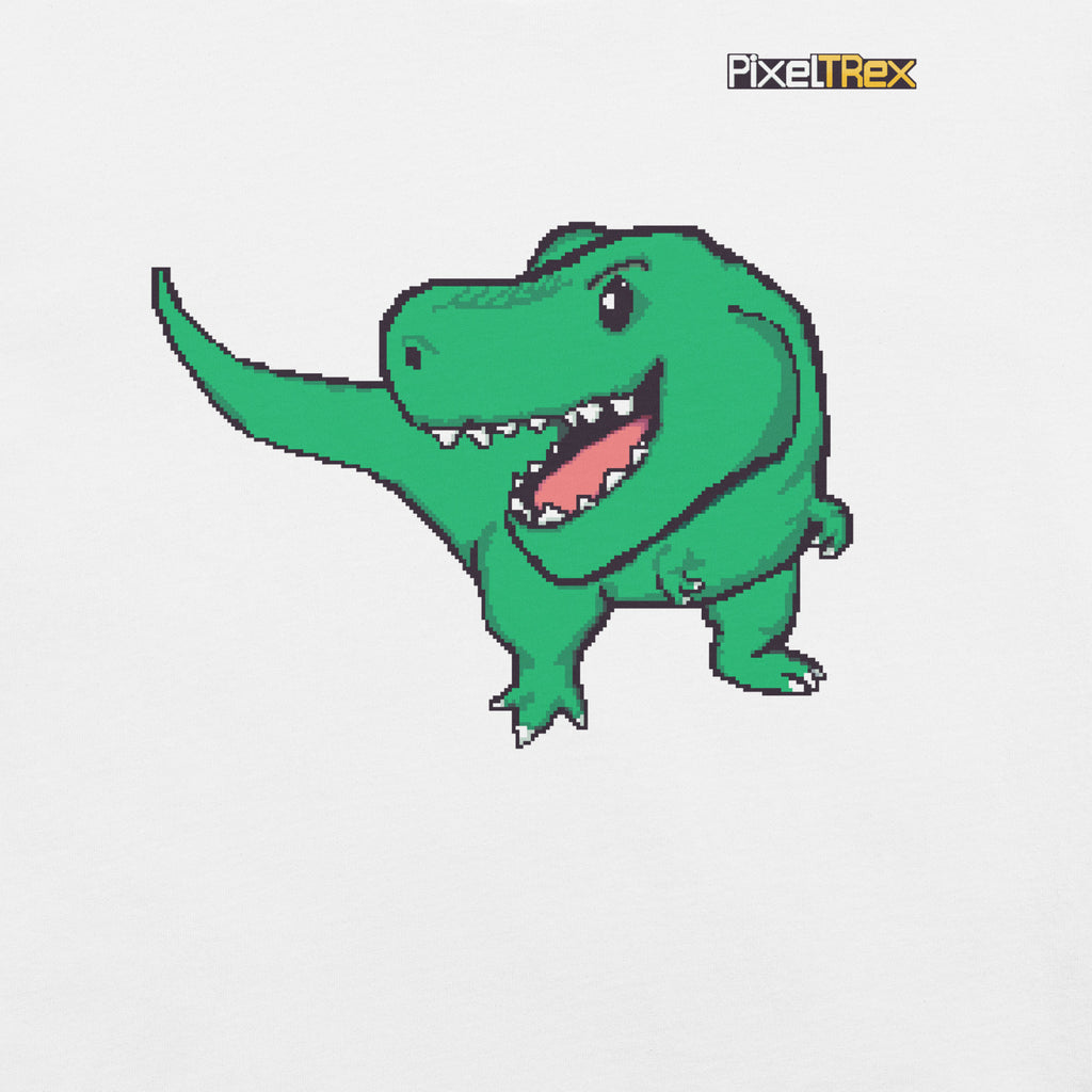 PixelTRex™ – Trex the T-Rex Pixel Dinosaur T-Shirt