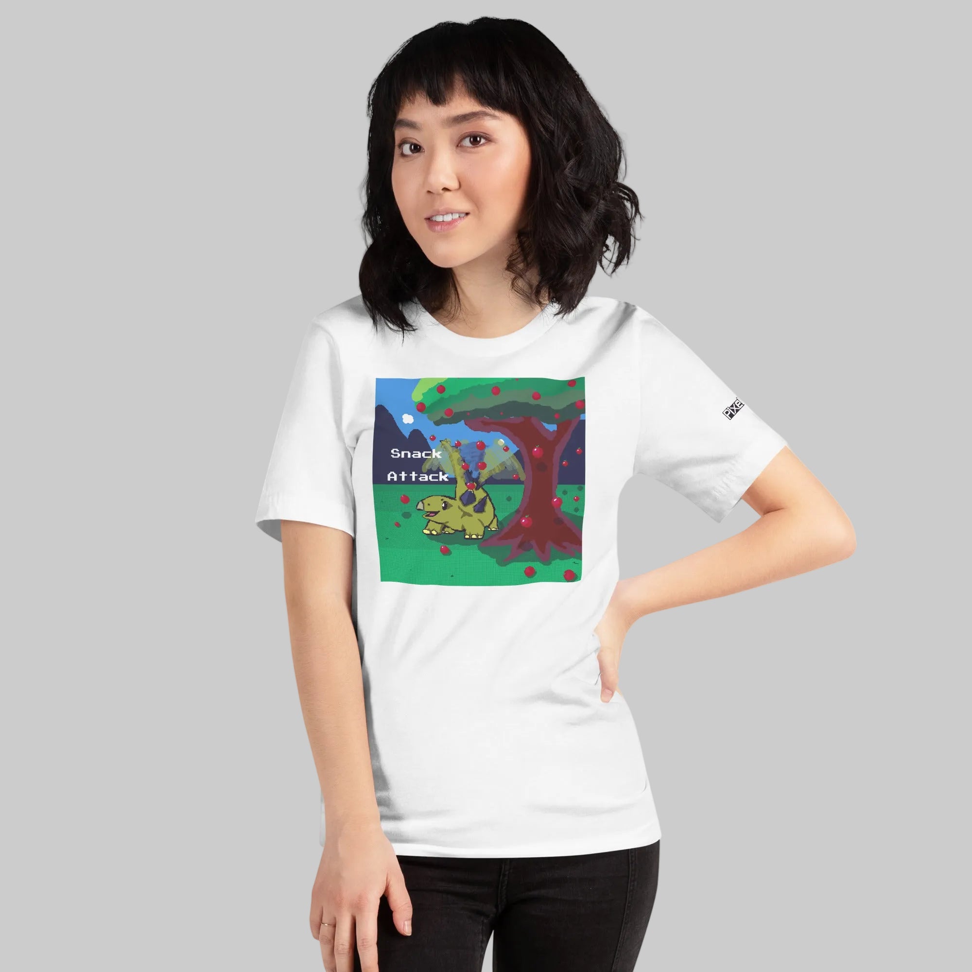 PixelTRex™ – Stego “Snack Attack” T-Shirt