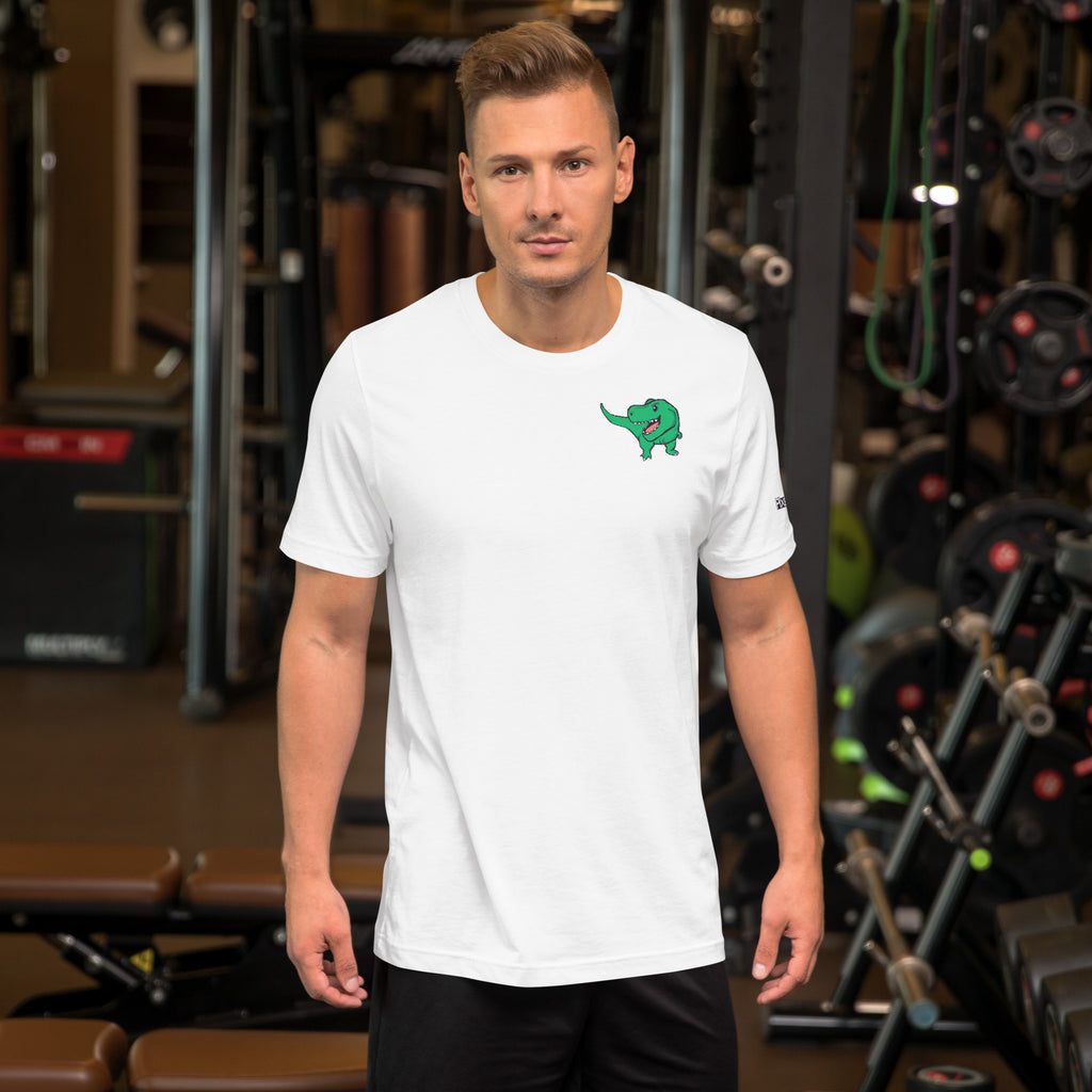 PixelTRex™ – Trex the T-Rex Pixel Dinosaur Pocket Tee