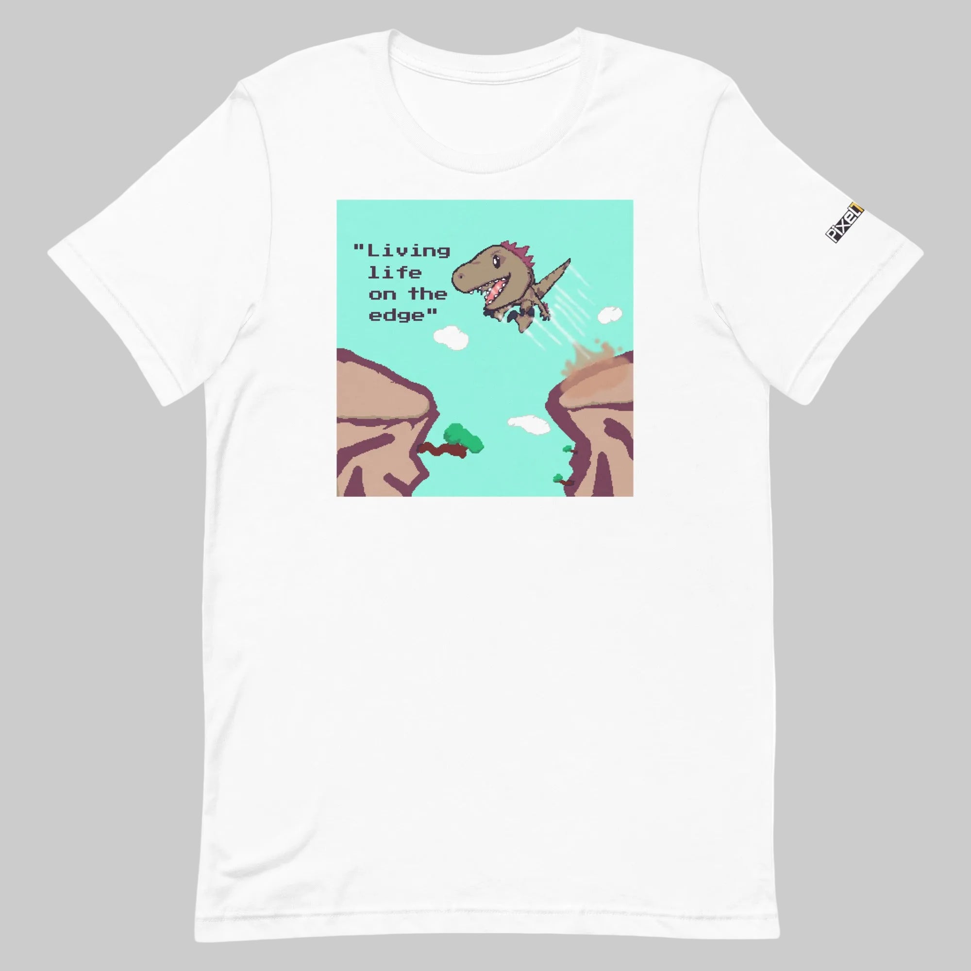 PixelTRex™ – Rap “Living Life on the Edge” T-Shirt