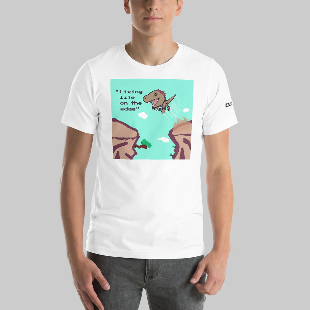 PixelTRex™ – Rap “Living Life on the Edge” T-Shirt