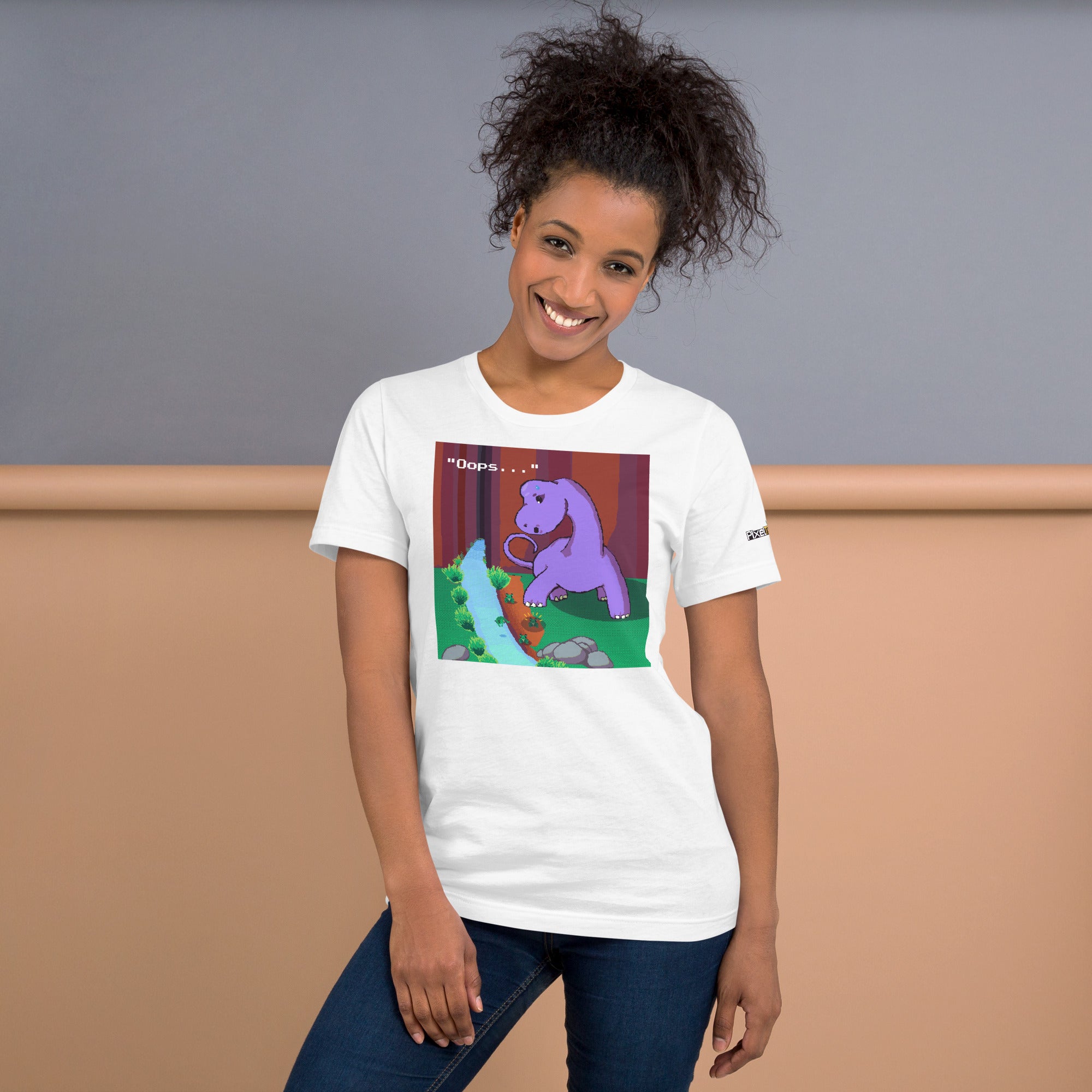 PixelTRex™ – Bracey “Oops” T-Shirt