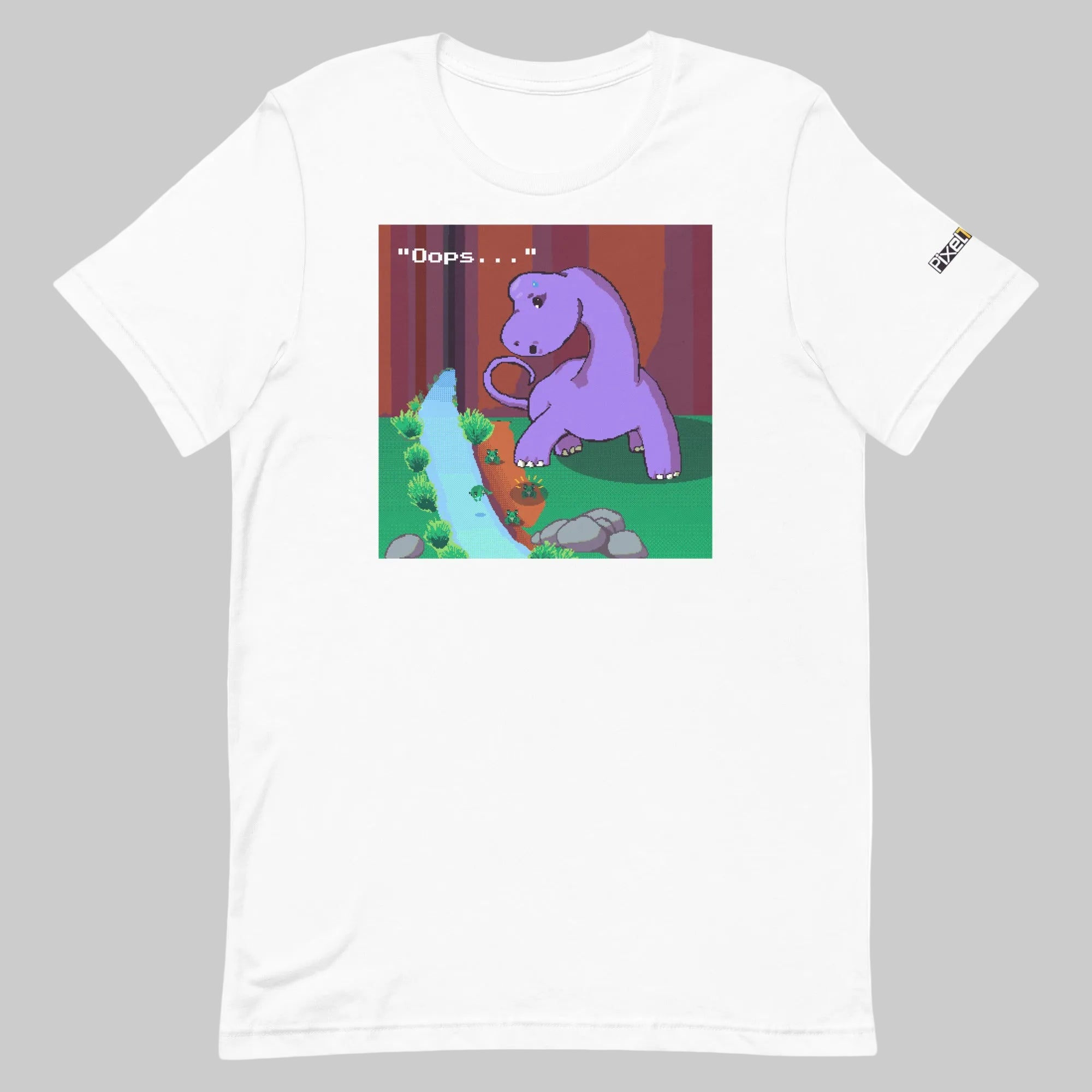 PixelTRex™ – Bracey “Oops” T-Shirt