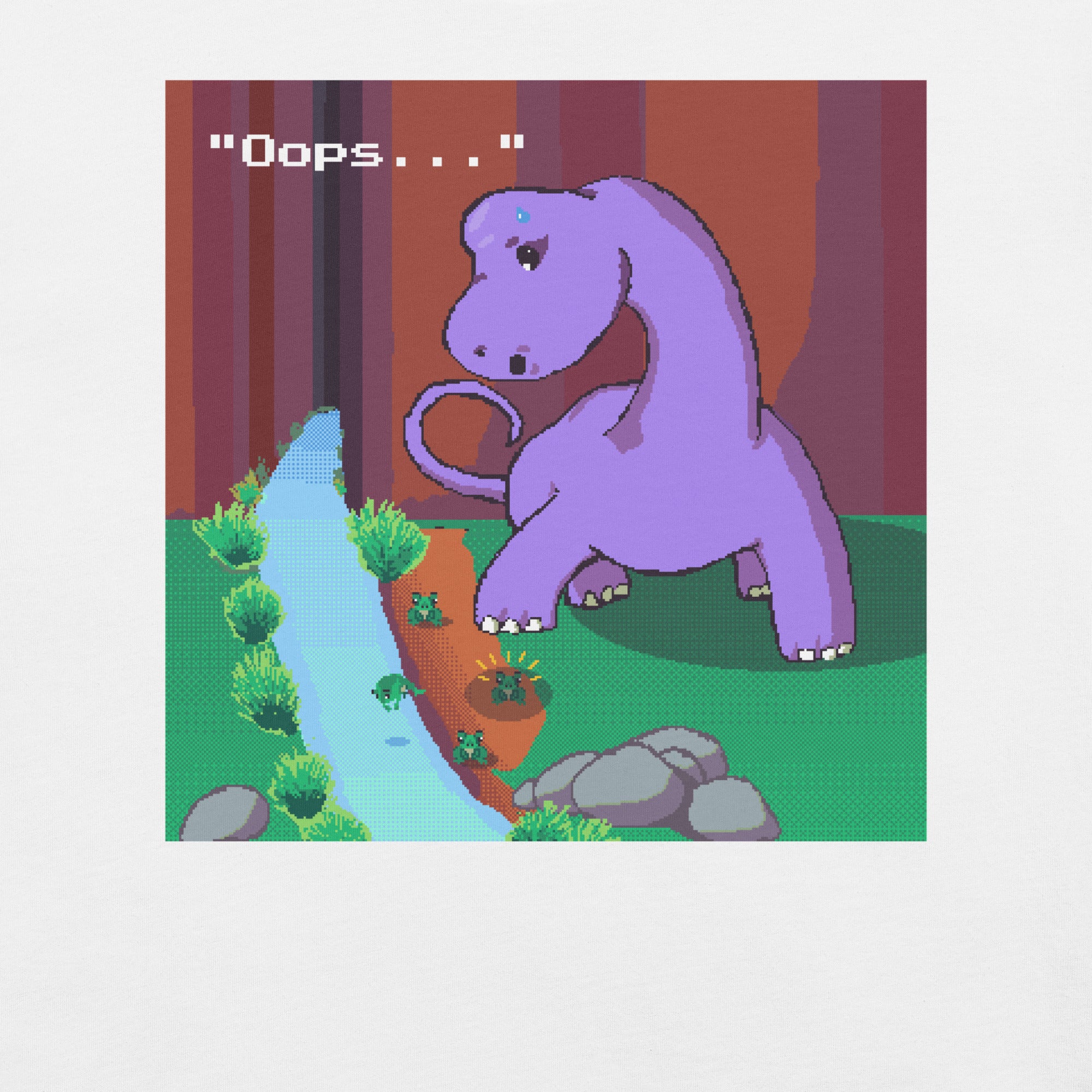 PixelTRex™ – Bracey “Oops” T-Shirt