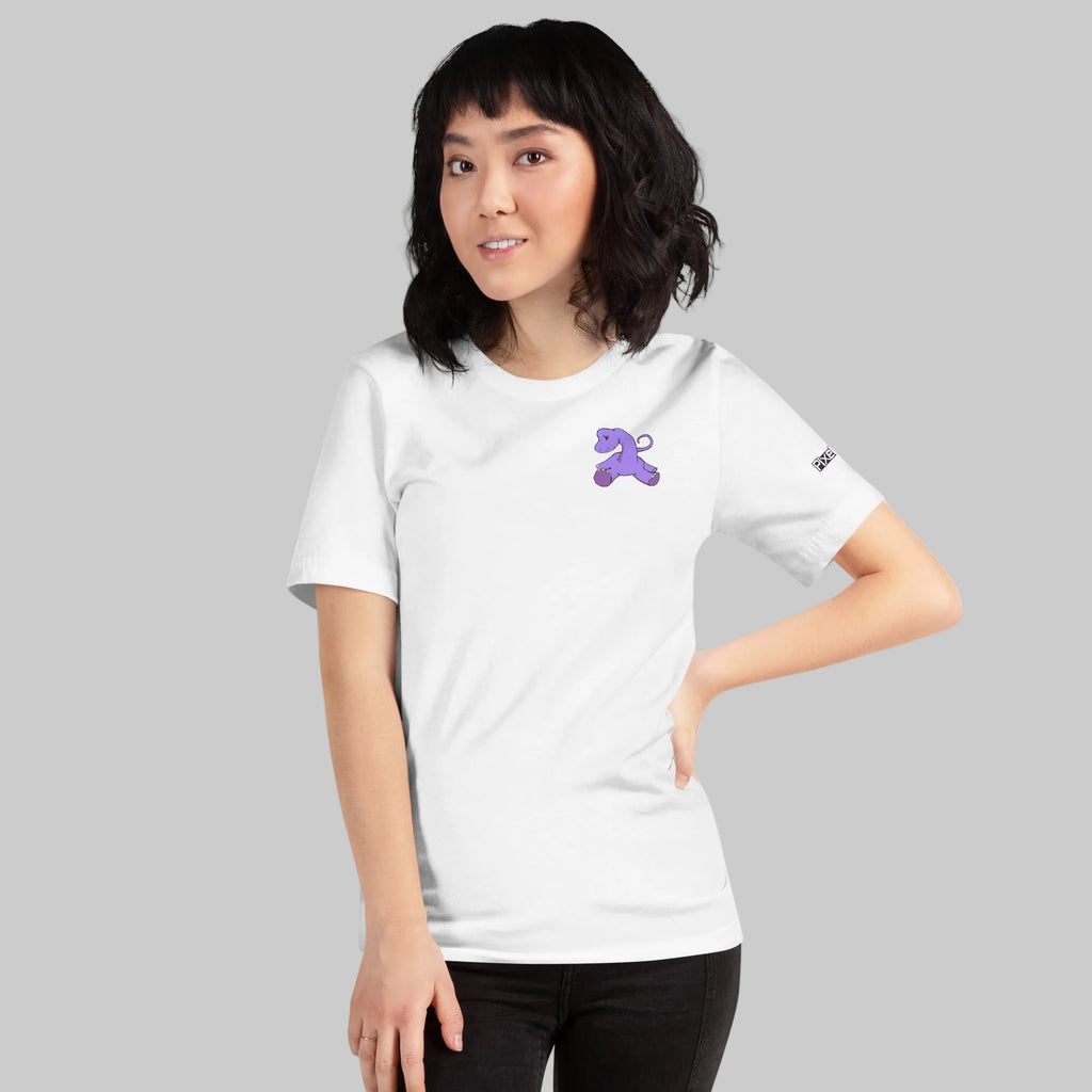 PixelTRex™ – Bracey the Brachiosaurus Pixel Dinosaur Pocket Tee