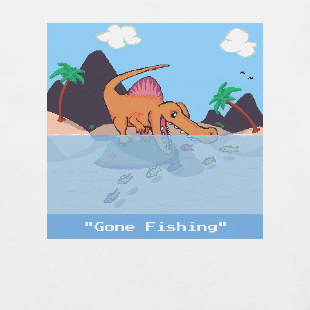 PixelTRex™ – Spino “Gone Fishing” T-Shirt