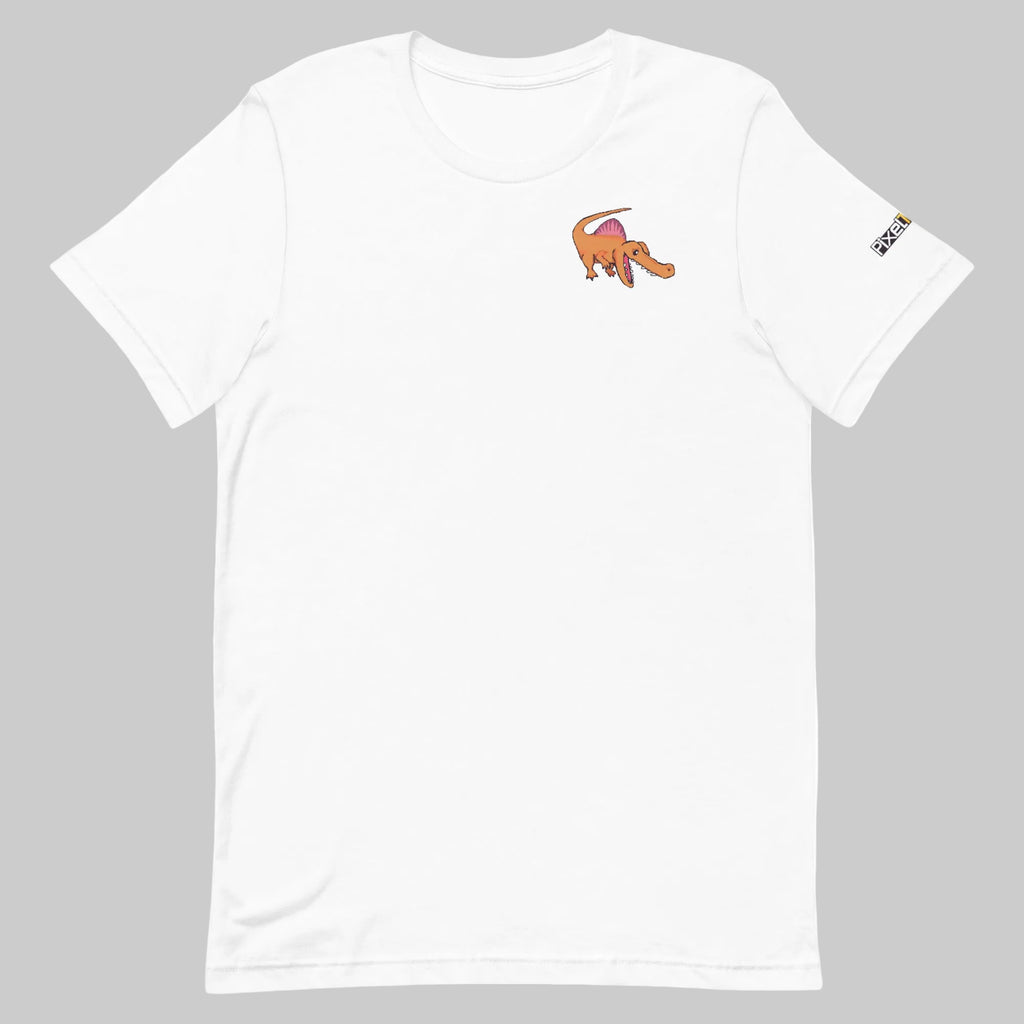 PixelTRex™ – Spino the Spinosaurus Pixel Dinosaur Pocket Tee