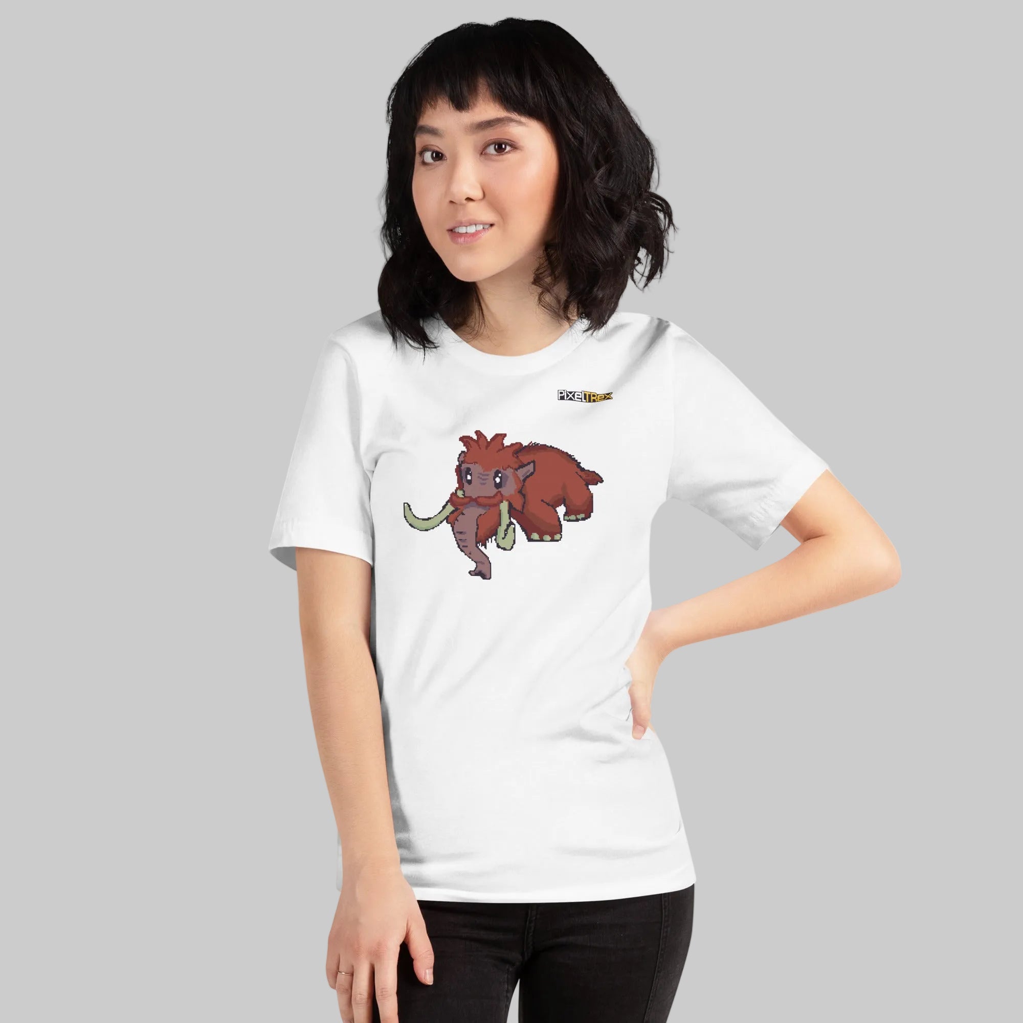 PixelTRex™ – Mammo the Mammoth Pixel Creature T-Shirt