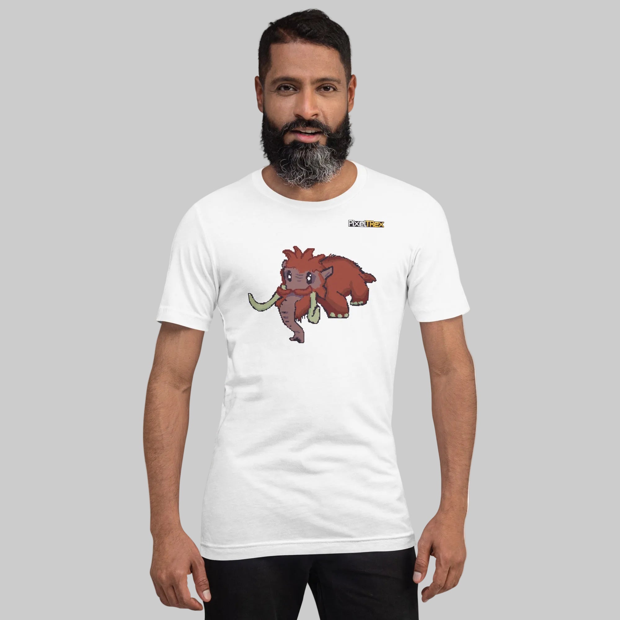 PixelTRex™ – Mammo the Mammoth Pixel Creature T-Shirt