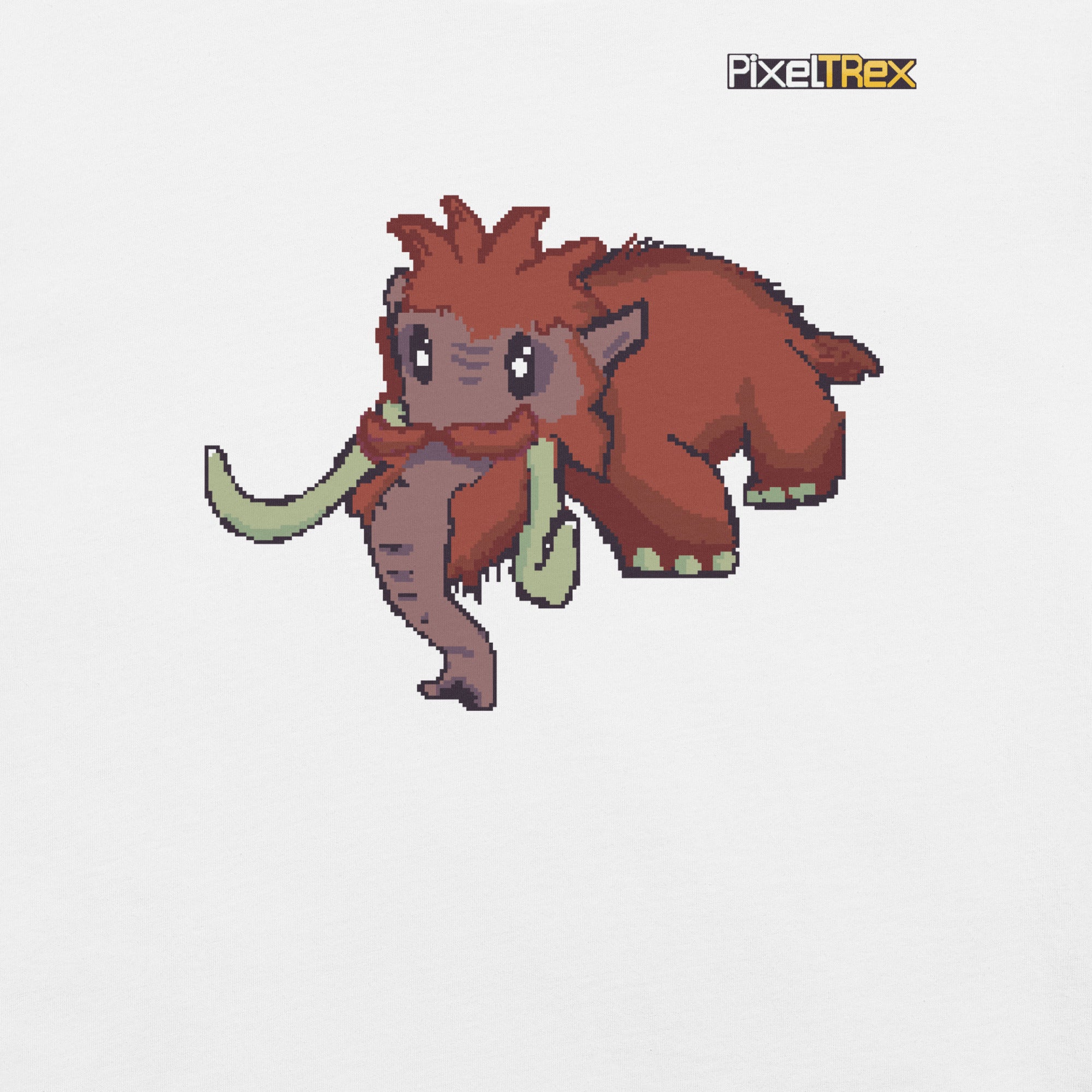 PixelTRex™ – Mammo the Mammoth Pixel Creature T-Shirt