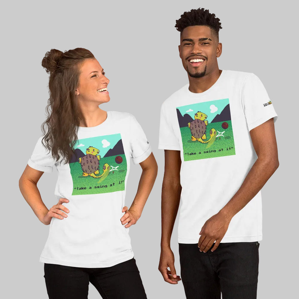 PixelTRex™ – Anky “Take a swing at it” T-Shirt