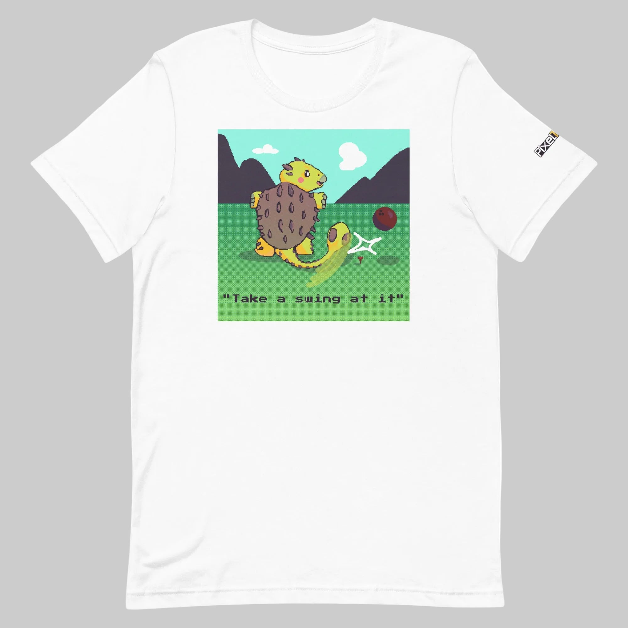 PixelTRex™ – Anky “Take a swing at it” T-Shirt