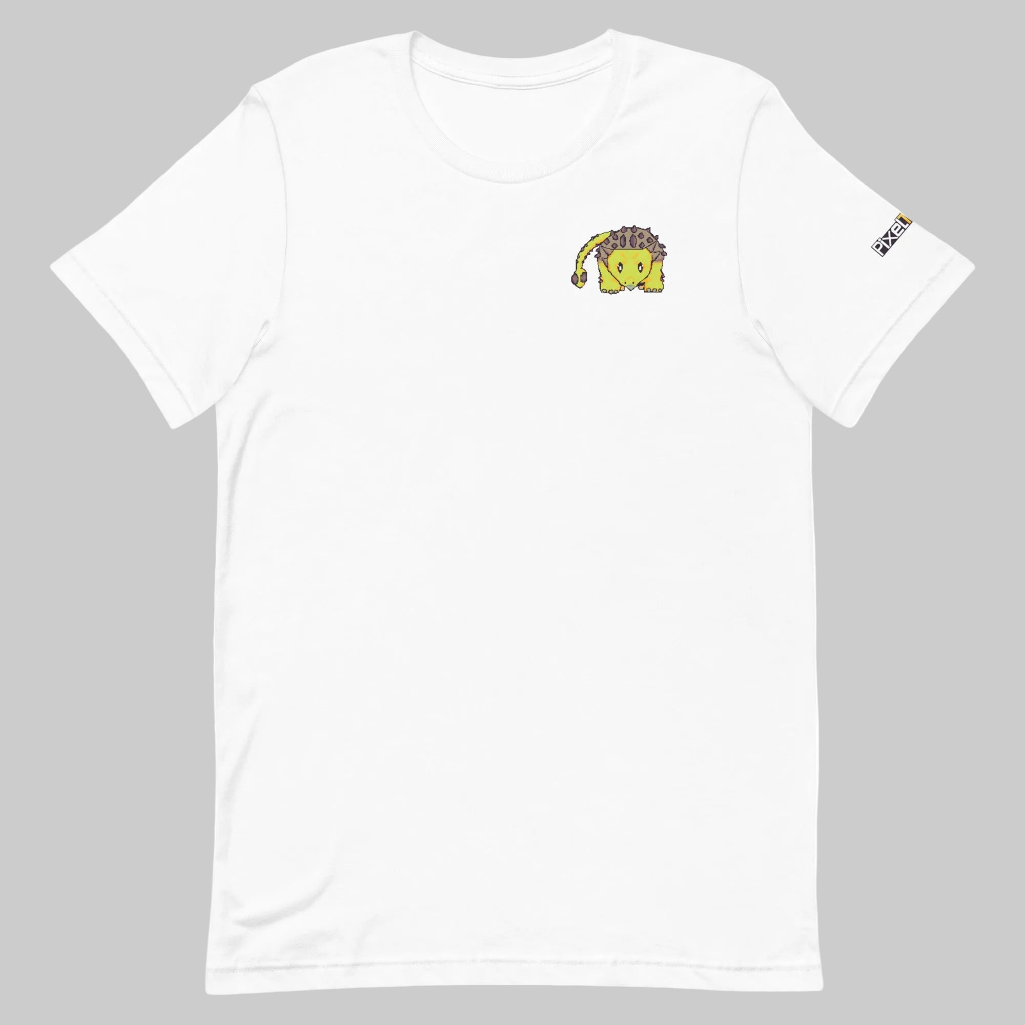 PixelTRex™ – Anky the Ankylosaurus Pixel Dinosaur Pocket Tee