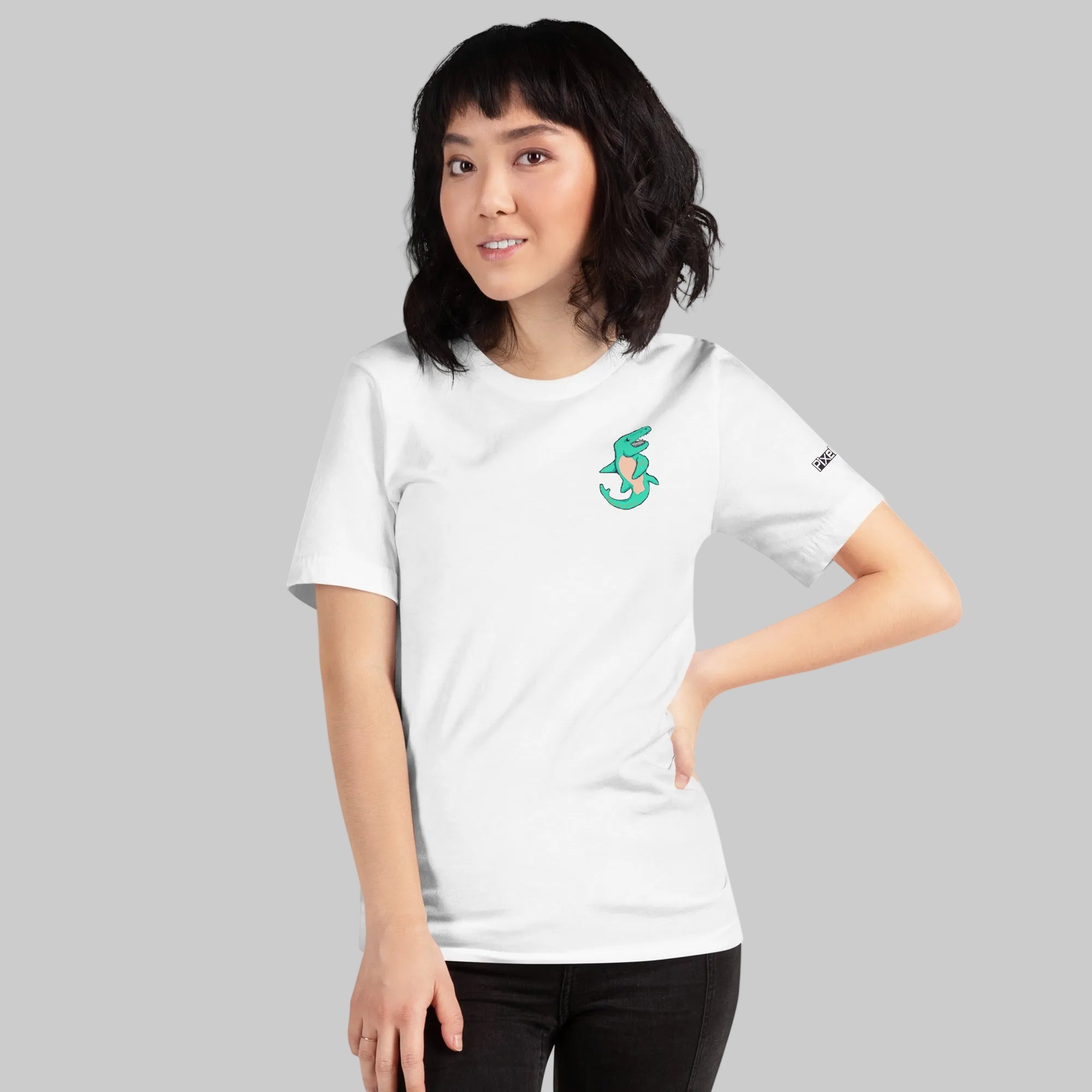 PixelTRex™ – Mosa the Mosasaurus Pixel Creature Pocket Tee