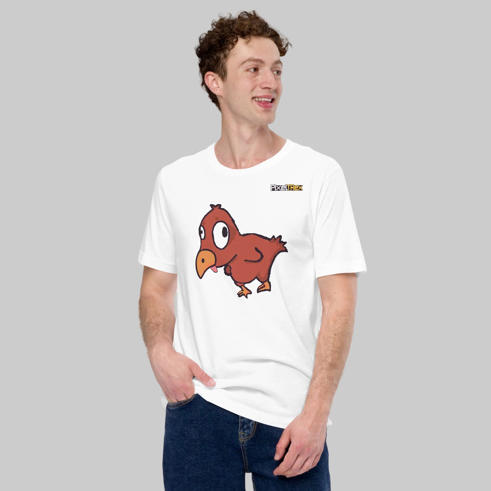 PixelTRex™ – Doug the Dodo Pixel Creature T-Shirt