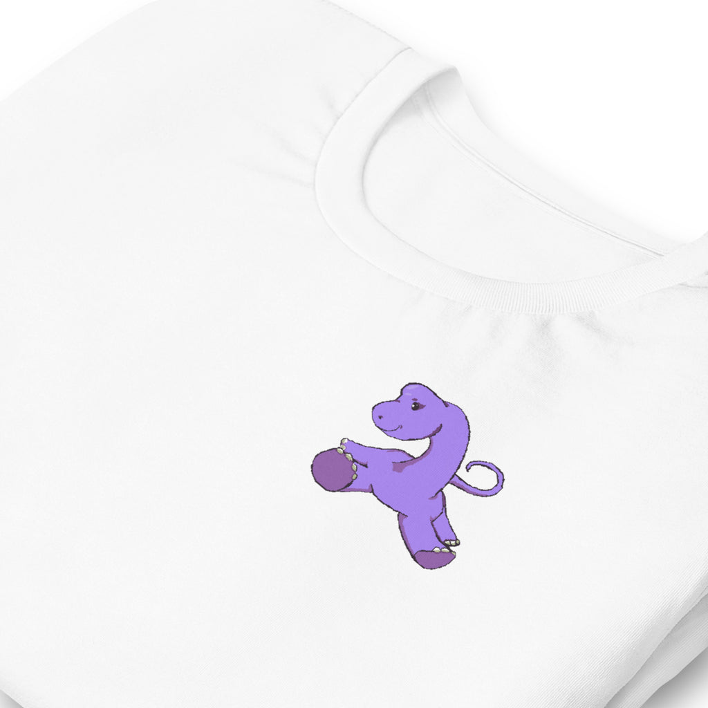 PixelTRex™ – Bracey the Brachiosaurus Pixel Dinosaur Pocket Tee