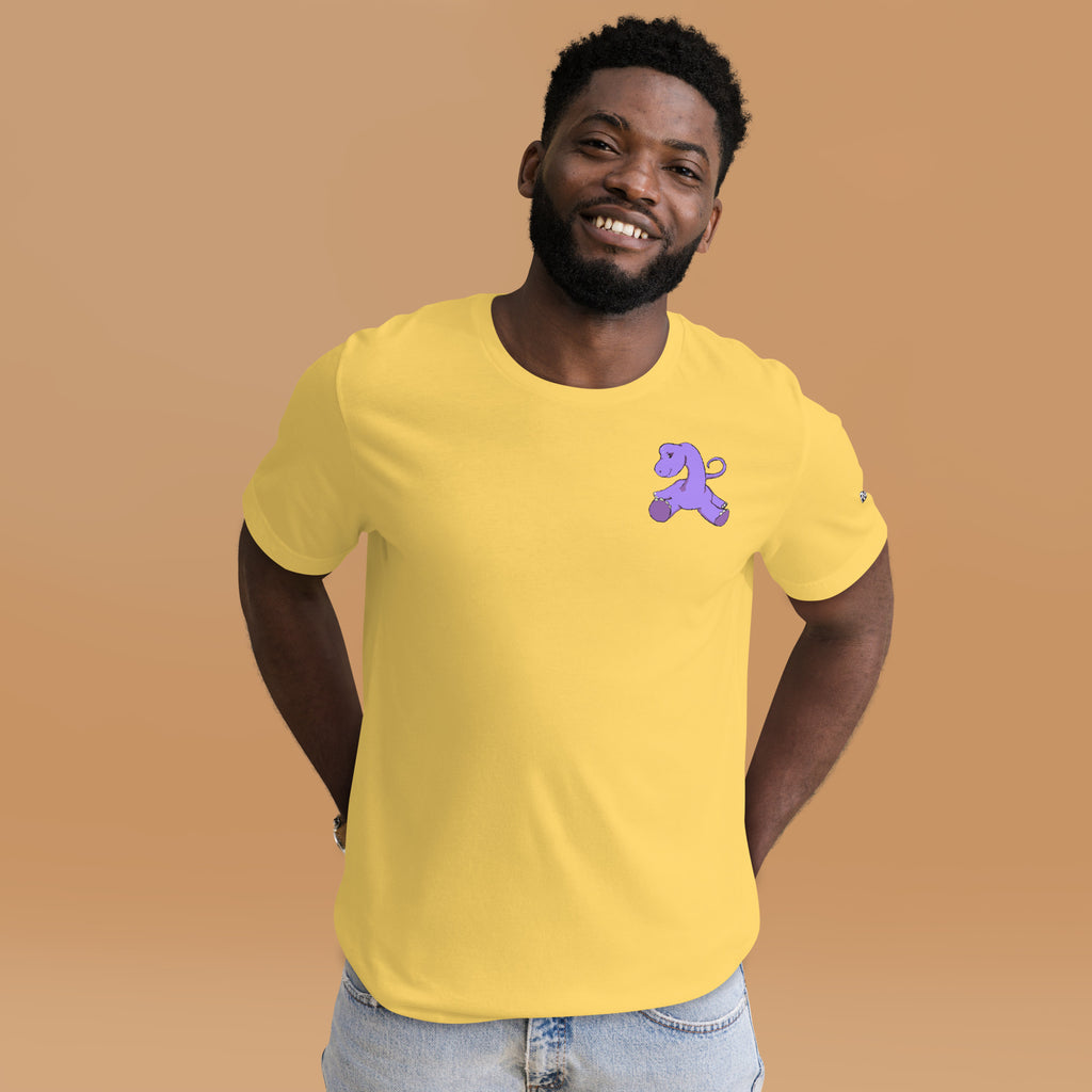 PixelTRex™ – Bracey the Brachiosaurus Pixel Dinosaur Pocket Tee