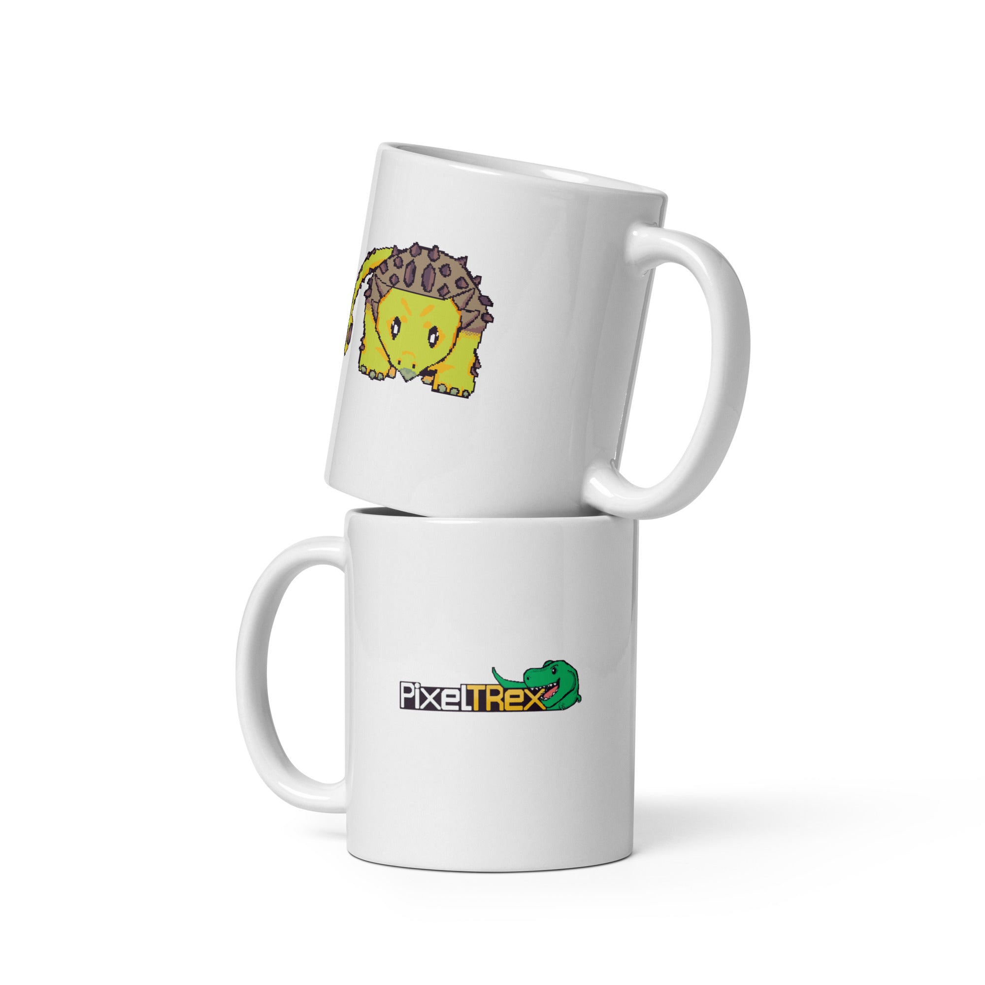 PixelTRex™ – Anky the Ankylosaurus 11 oz Mug