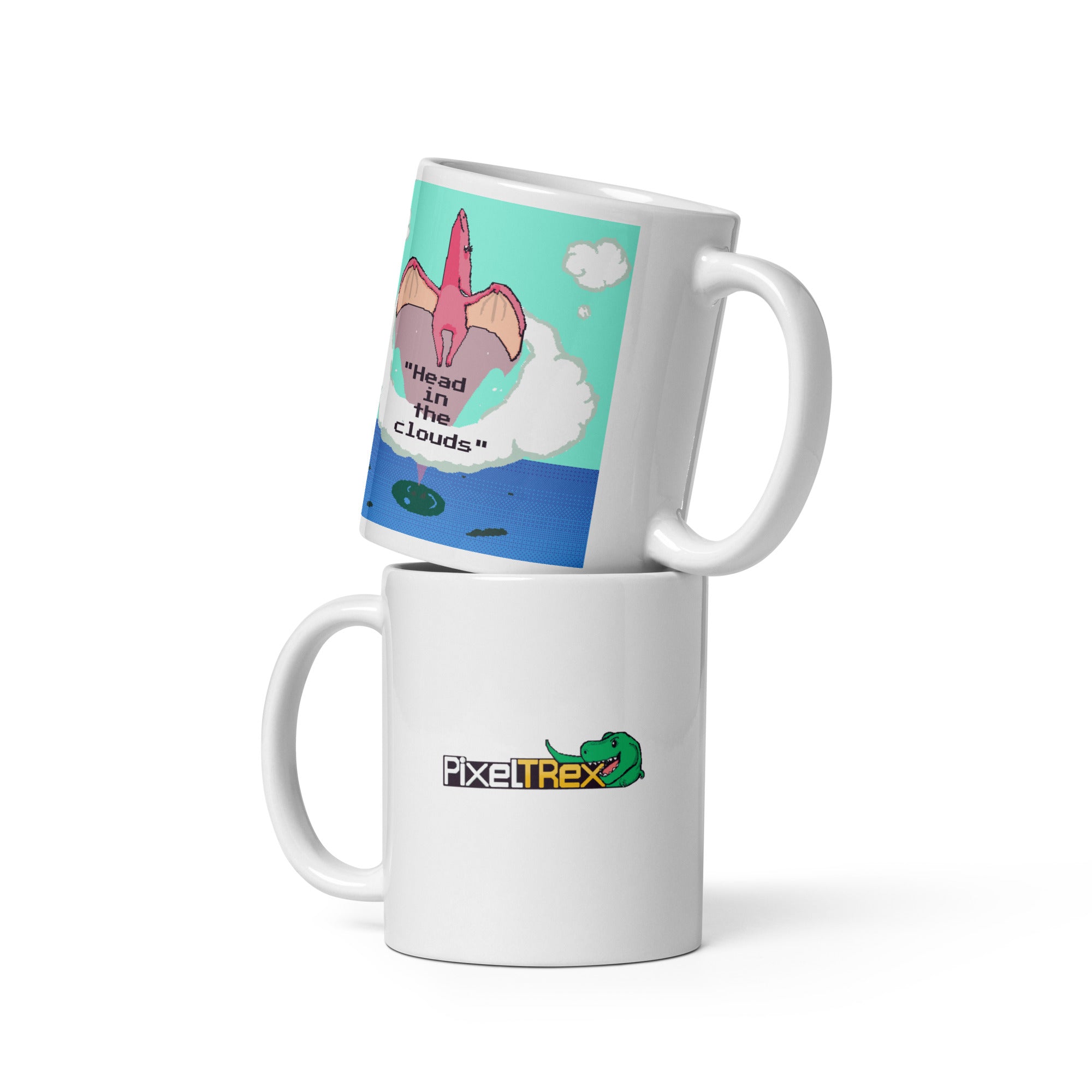 PixelTRex™ – Tera “Head in the clouds” 11 oz Mug