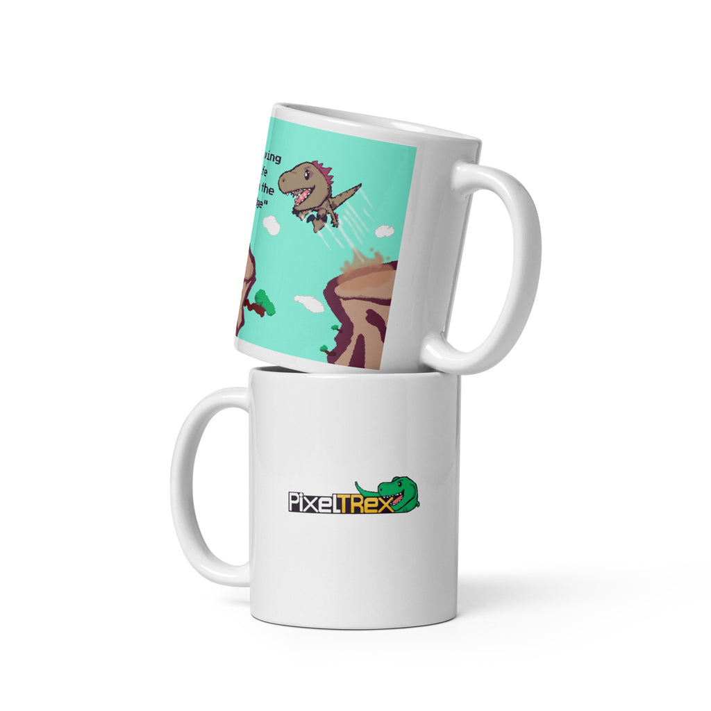 PixelTRex™ – Rap “Living Life on the Edge” 11 oz Mug