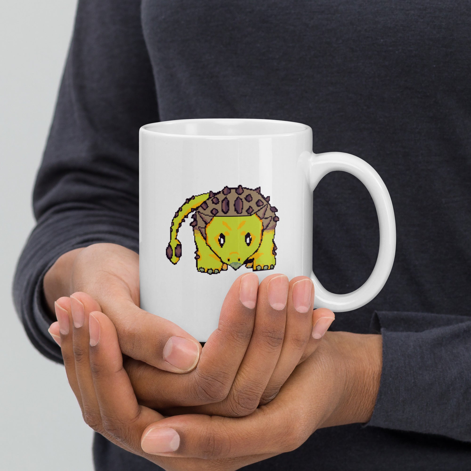 PixelTRex™ – Anky the Ankylosaurus 11 oz Mug