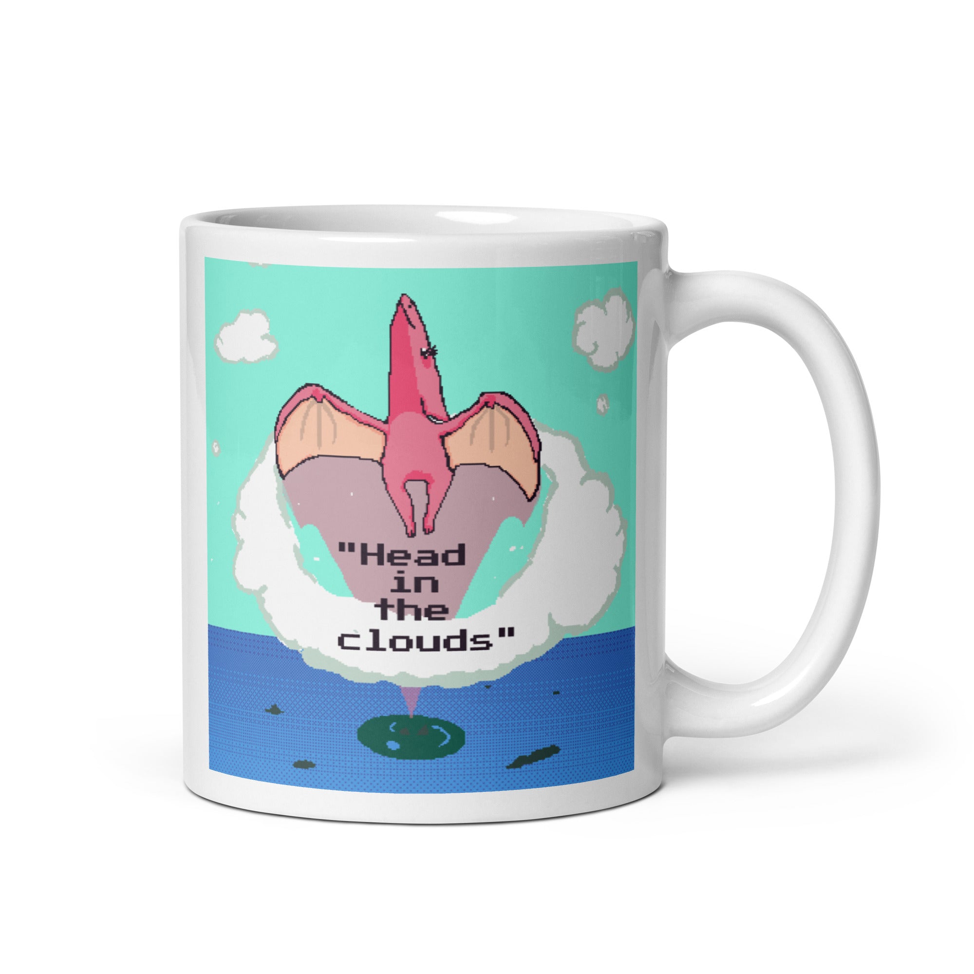 PixelTRex™ – Tera “Head in the clouds” 11 oz Mug
