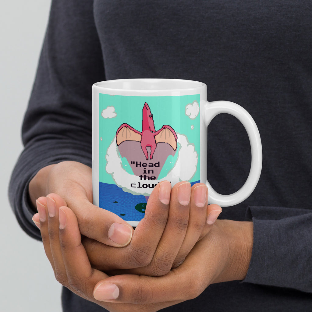 PixelTRex™ – Tera “Head in the clouds” 11 oz Mug