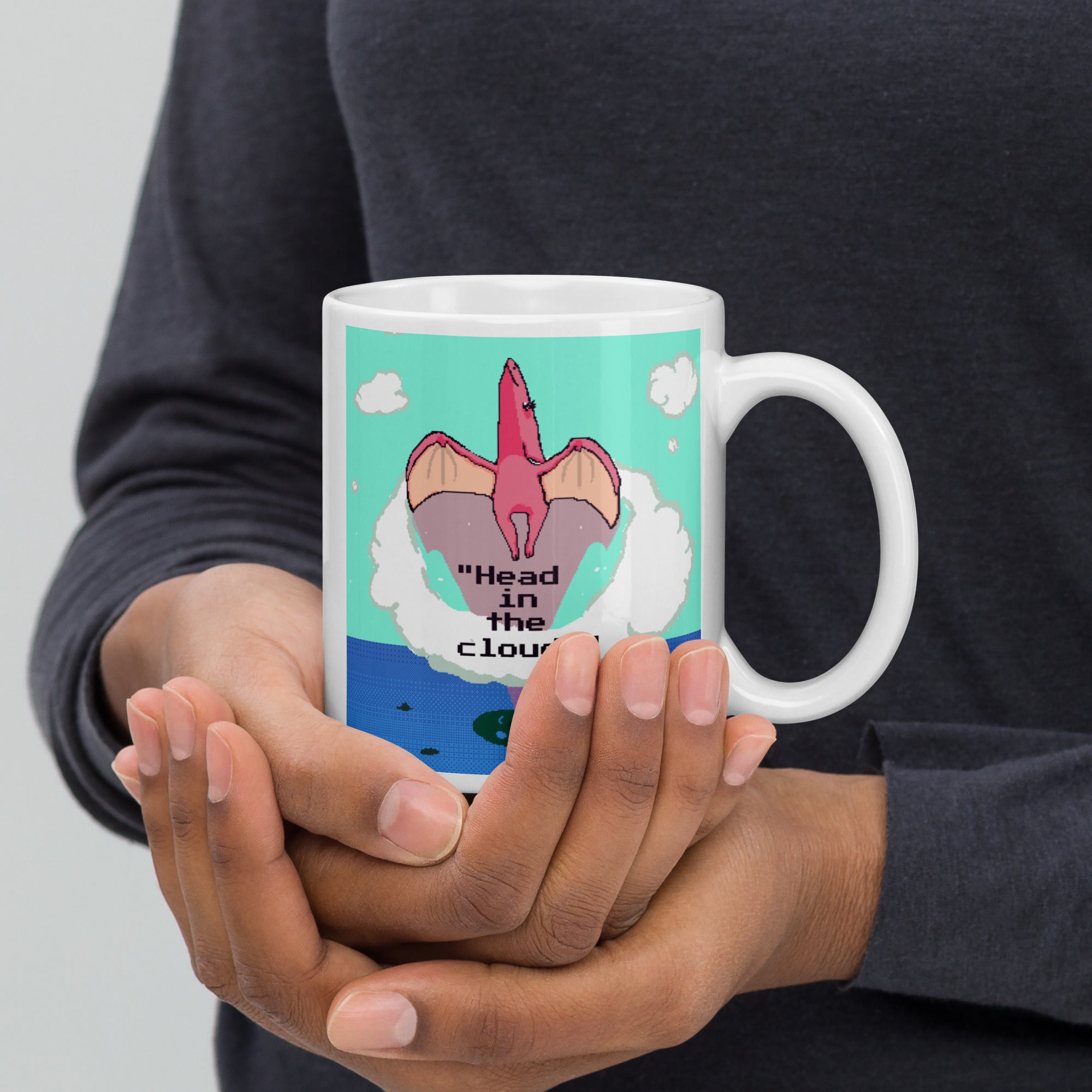 PixelTRex™ – Tera “Head in the clouds” 11 oz Mug