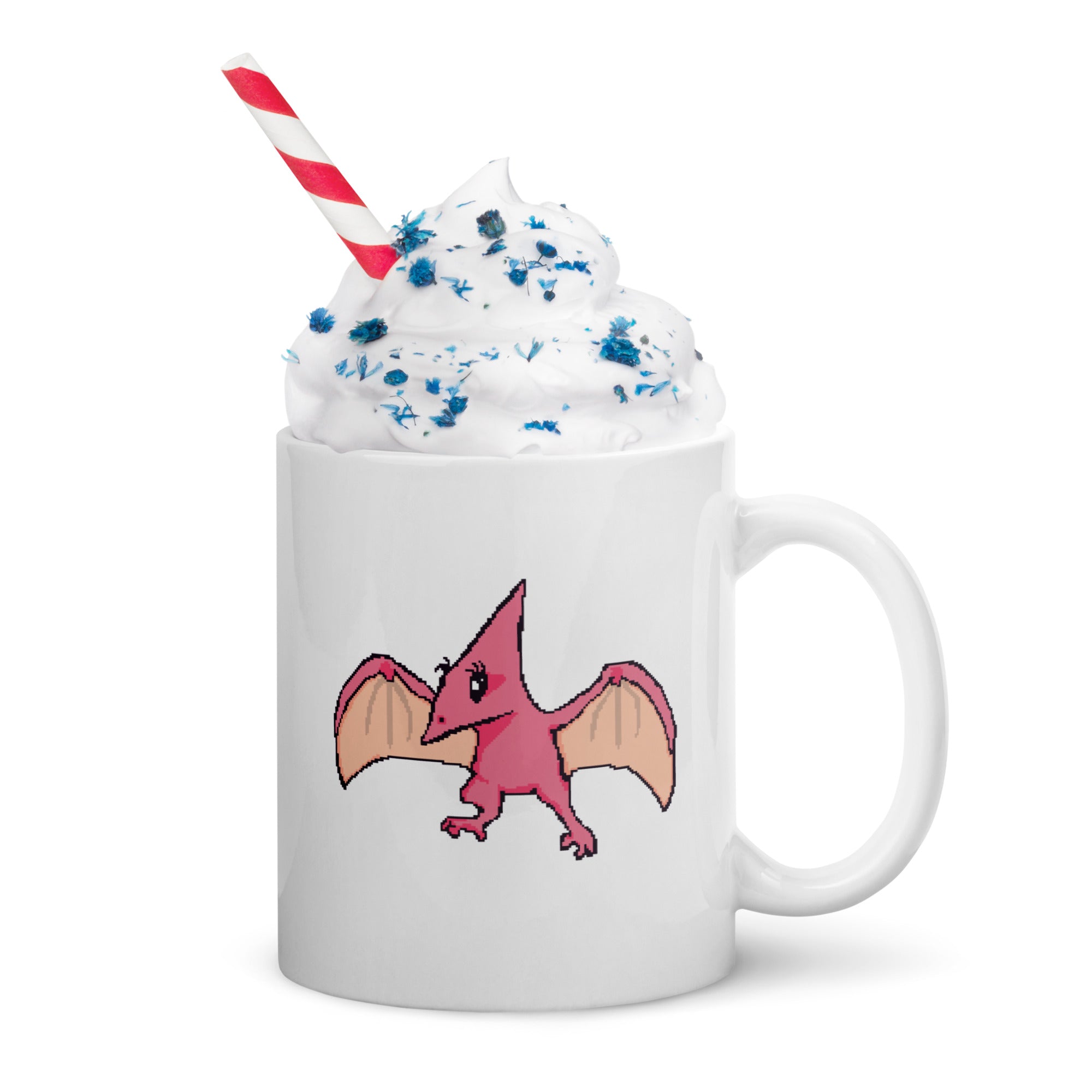 PixelTRex™ – Tera the Pteranodon Pixel Creature 11 oz Mug