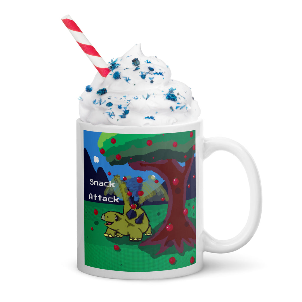 PixelTRex™ – Stego “Snack Attack” 11 oz Mug