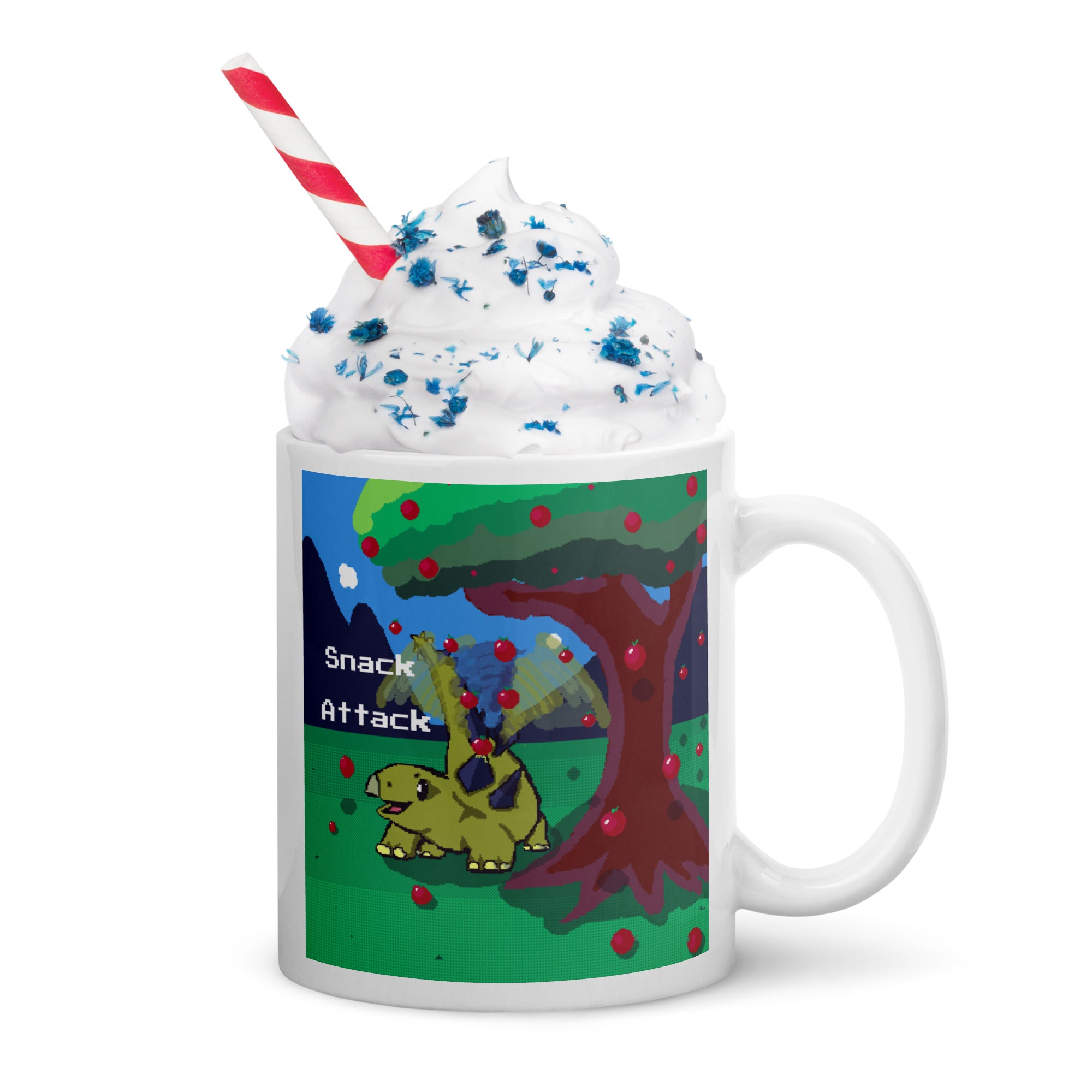 PixelTRex™ – Stego “Snack Attack” 11 oz Mug