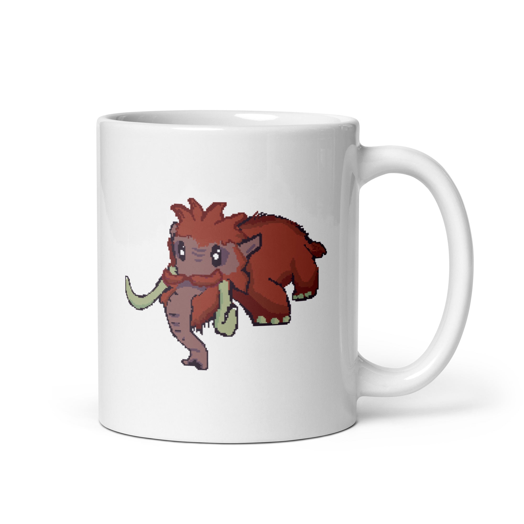 PixelTRex™ – Mammo the Mammoth Pixel Creature 11 oz Mug