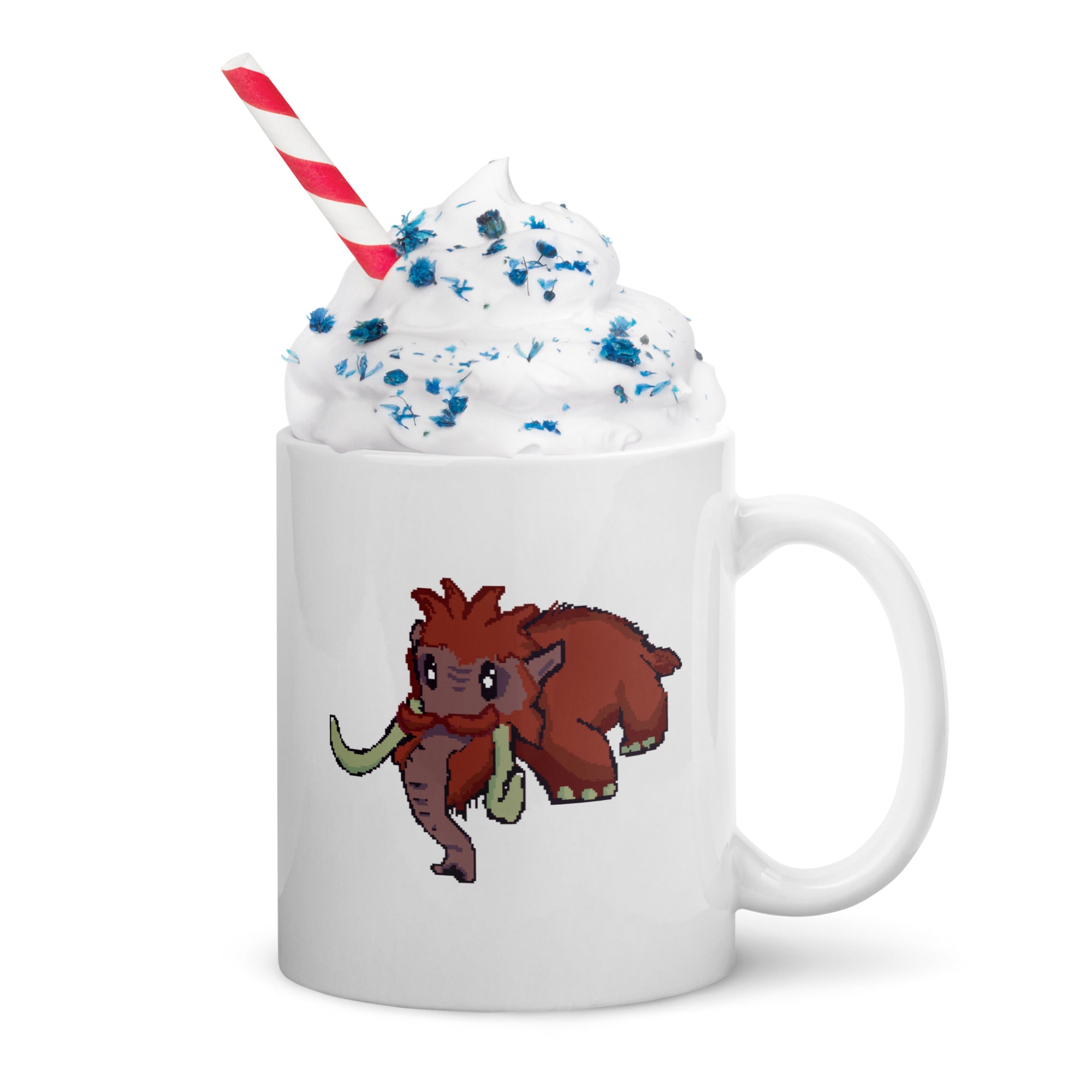 PixelTRex™ – Mammo the Mammoth Pixel Creature 11 oz Mug