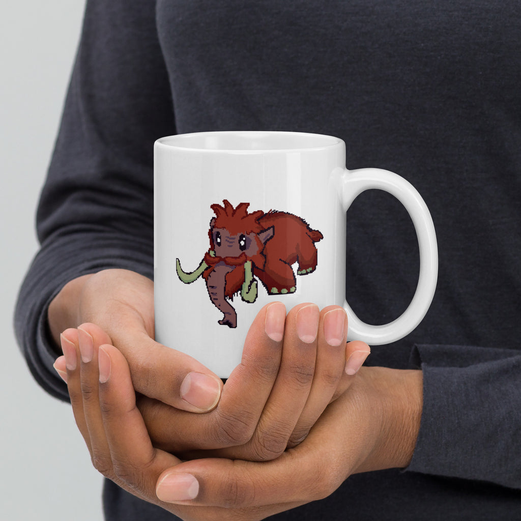 PixelTRex™ – Mammo the Mammoth Pixel Creature 11 oz Mug