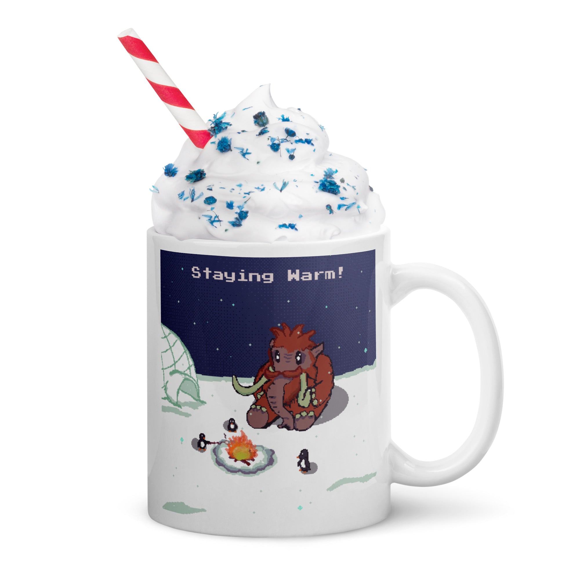 PixelTRex™ – Mammo “Staying Warm!” 11 oz Mug