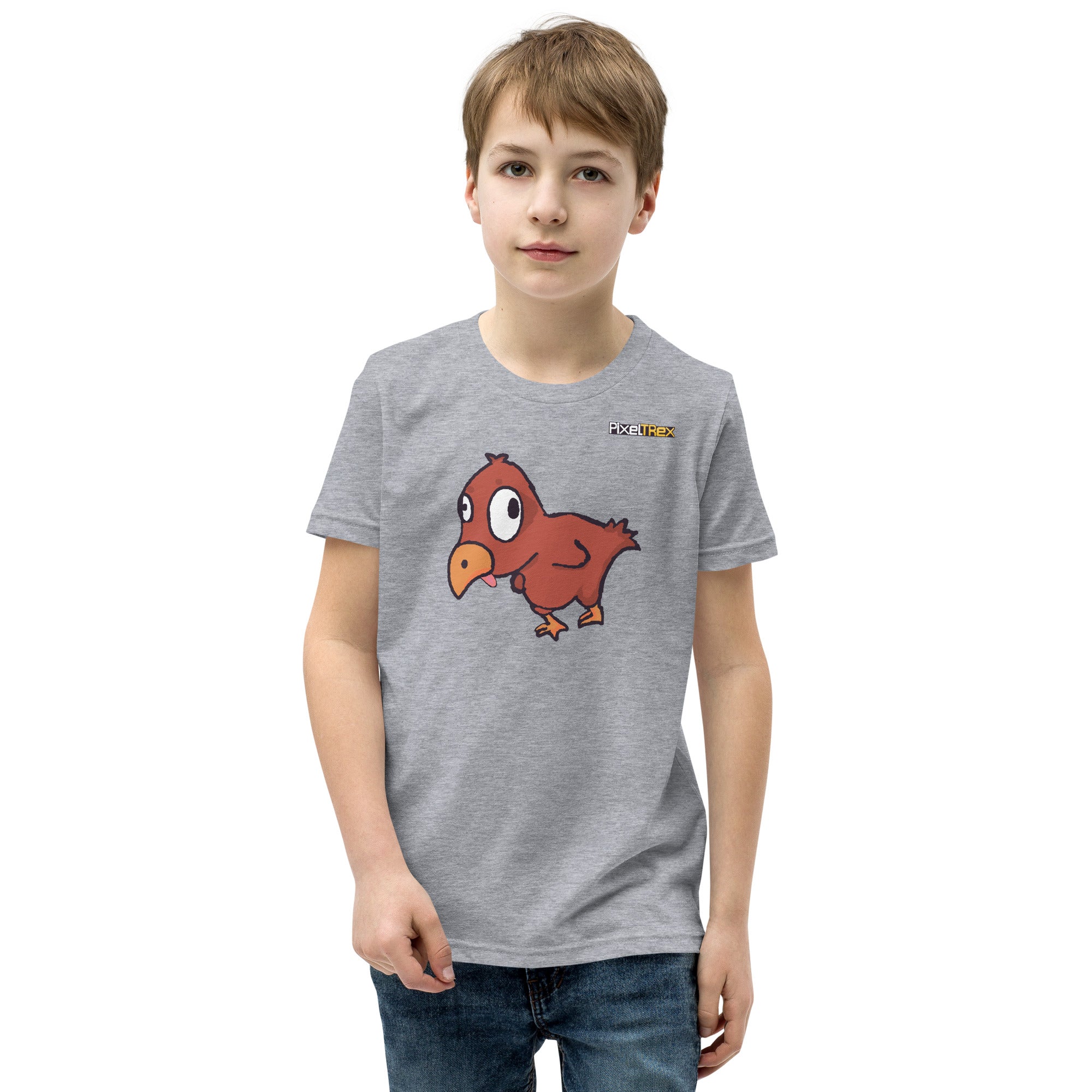 PixelTRex™ – Doug the Dodo Pixel Creature Youth T-Shirt