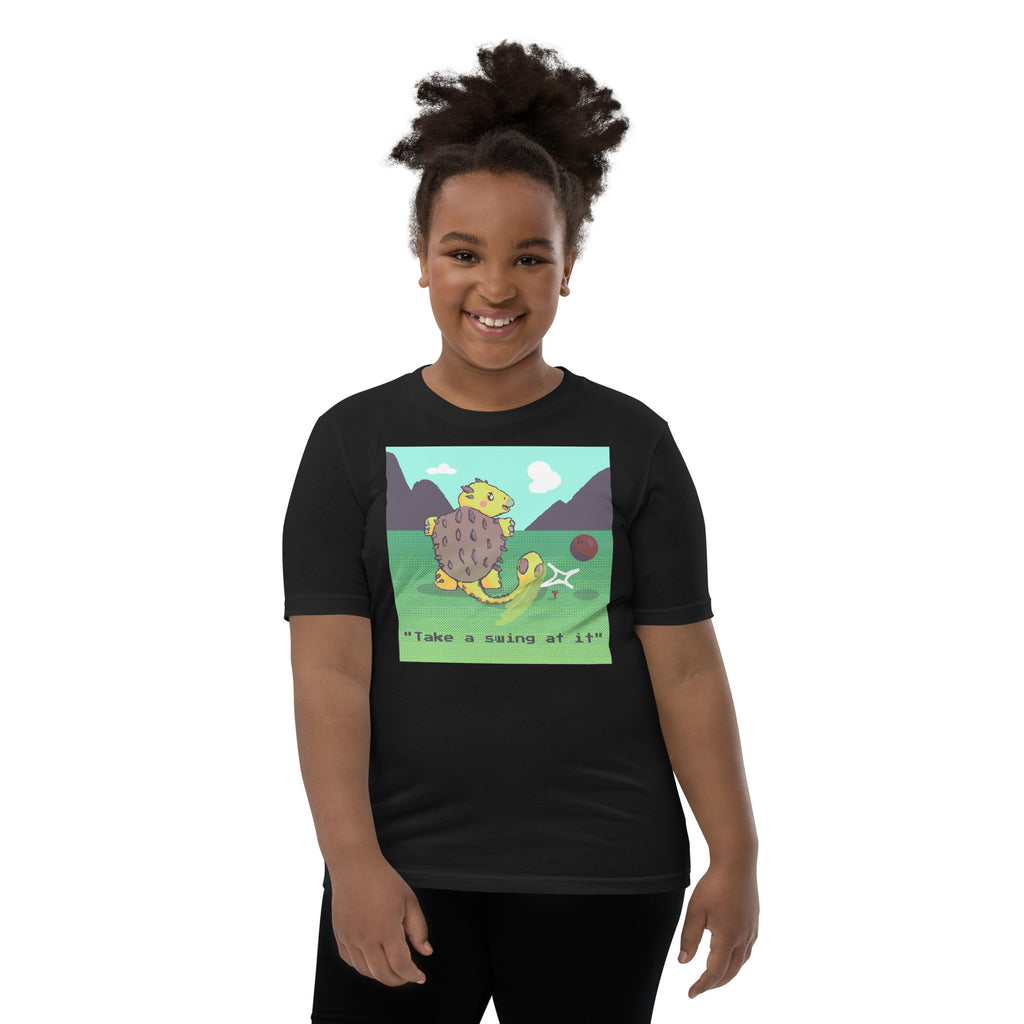 PixelTRex™ – Anky “Take a swing at It” Youth T-Shirt