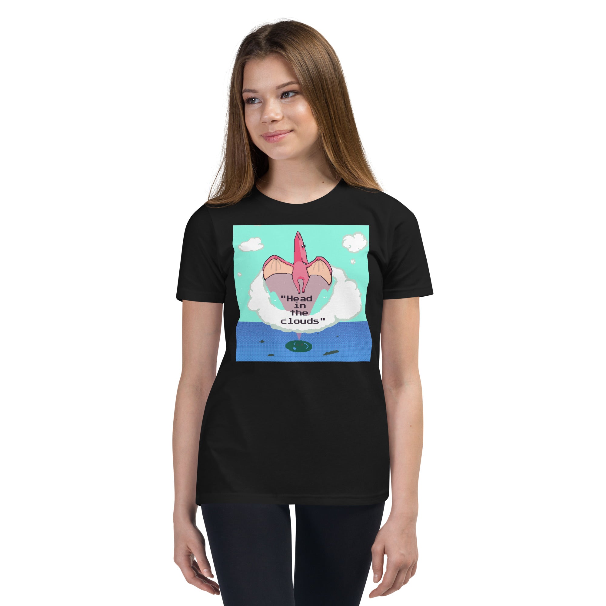 PixelTRex™ – Tera “Head in the Clouds” Youth T-Shirt