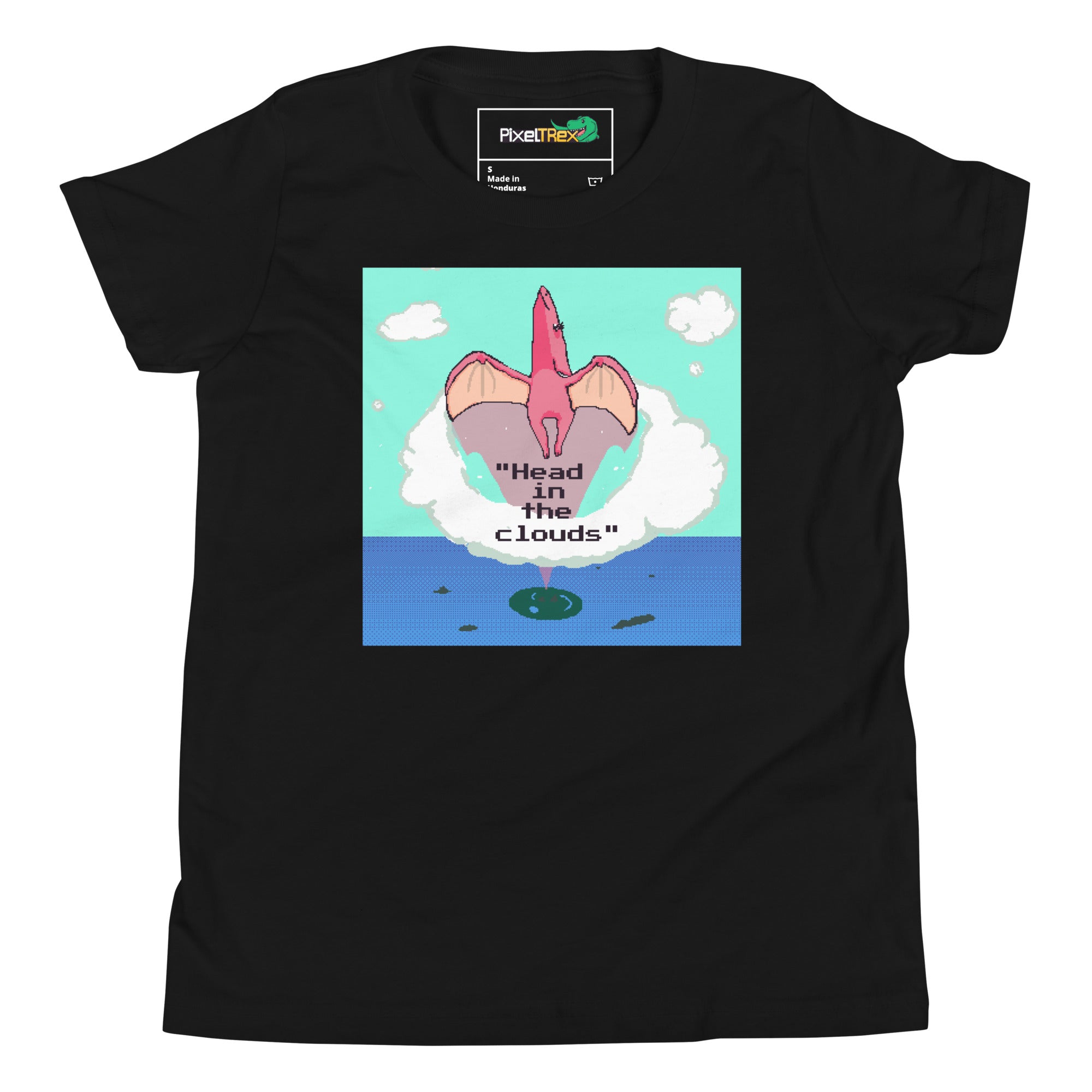 PixelTRex™ – Tera “Head in the Clouds” Youth T-Shirt