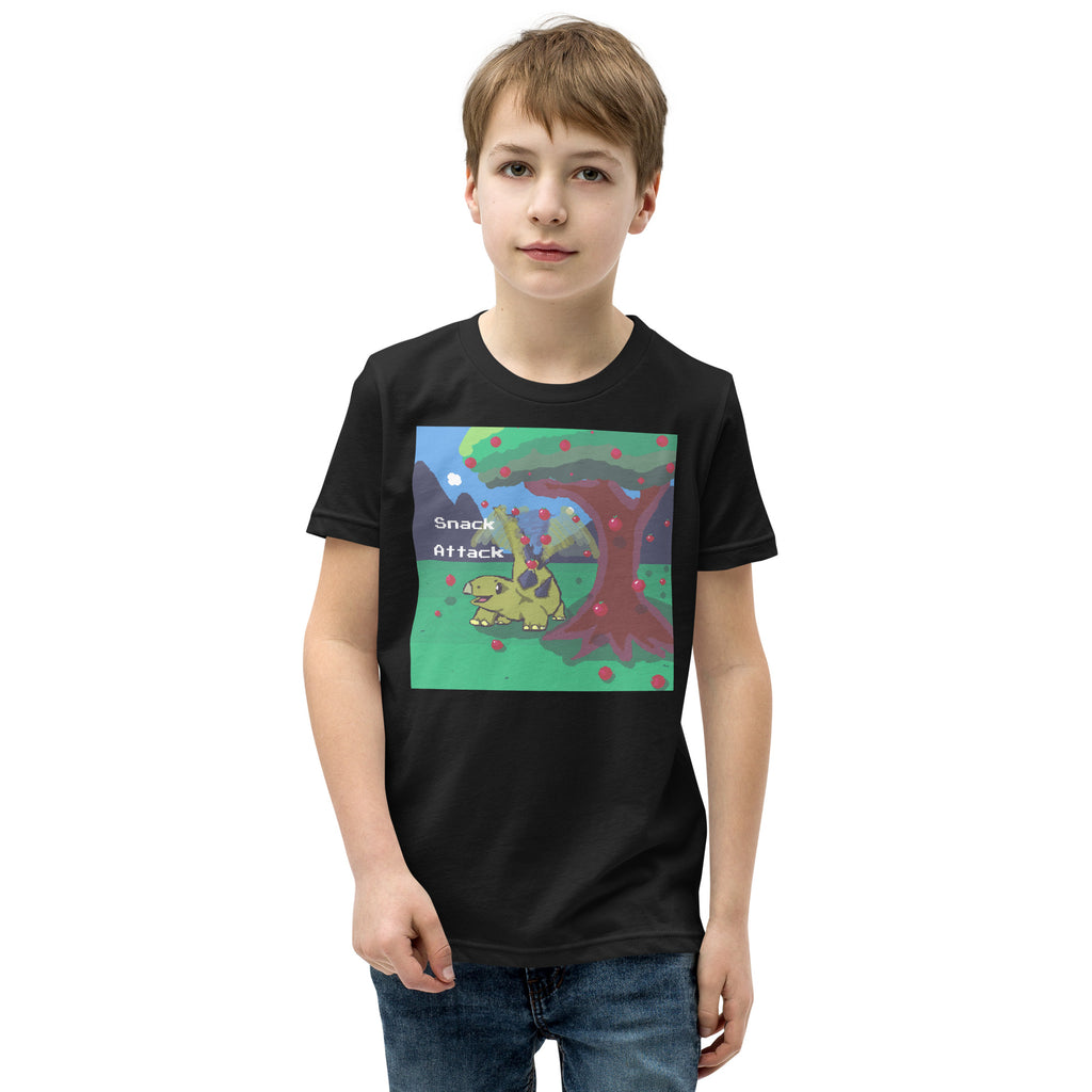 PixelTRex™ – Stego “Snack Attack” Youth T-Shirt