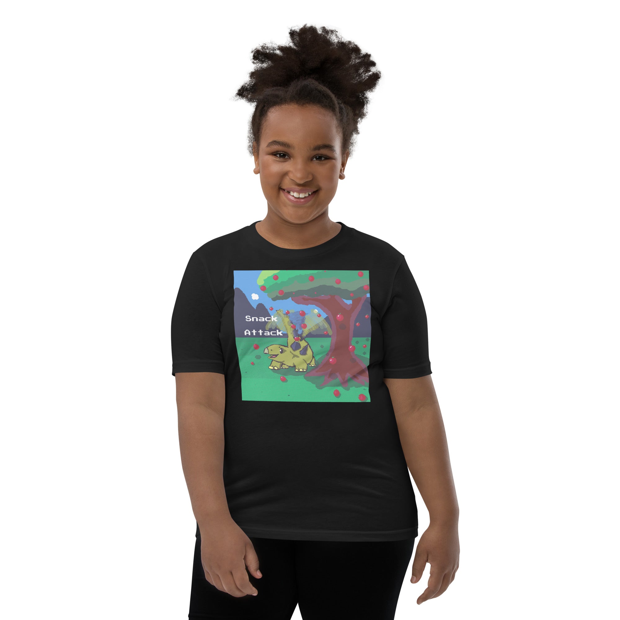 PixelTRex™ – Stego “Snack Attack” Youth T-Shirt