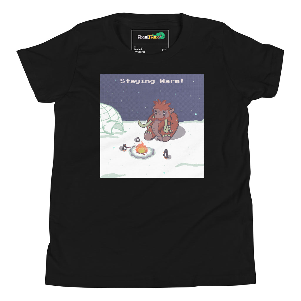 PixelTRex™ – Mammo “Staying Warm!” Youth T-Shirt
