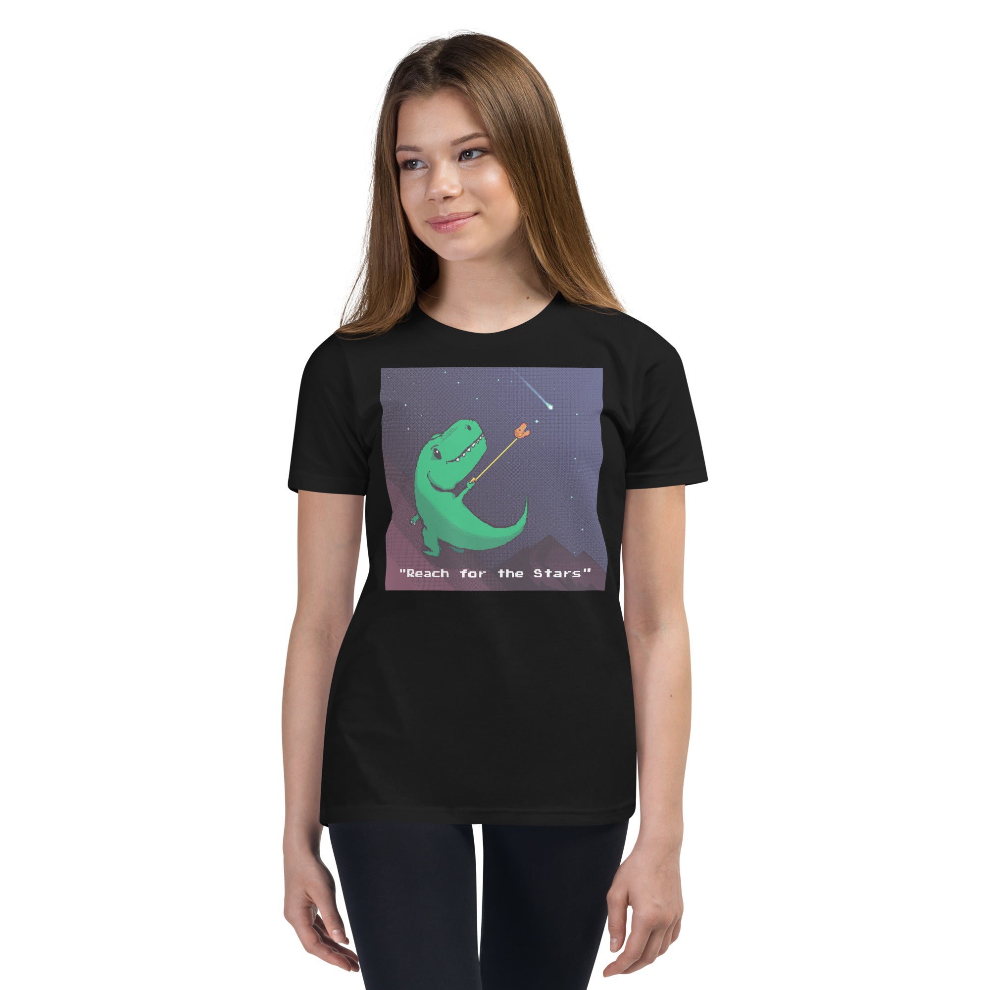PixelTRex™ - Trex "Reach for the Stars"  Youth T-Shirt