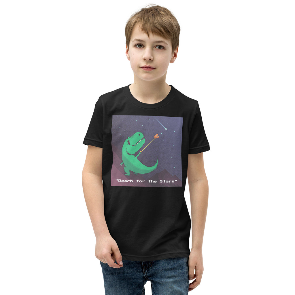 PixelTRex™ - Trex "Reach for the Stars"  Youth T-Shirt