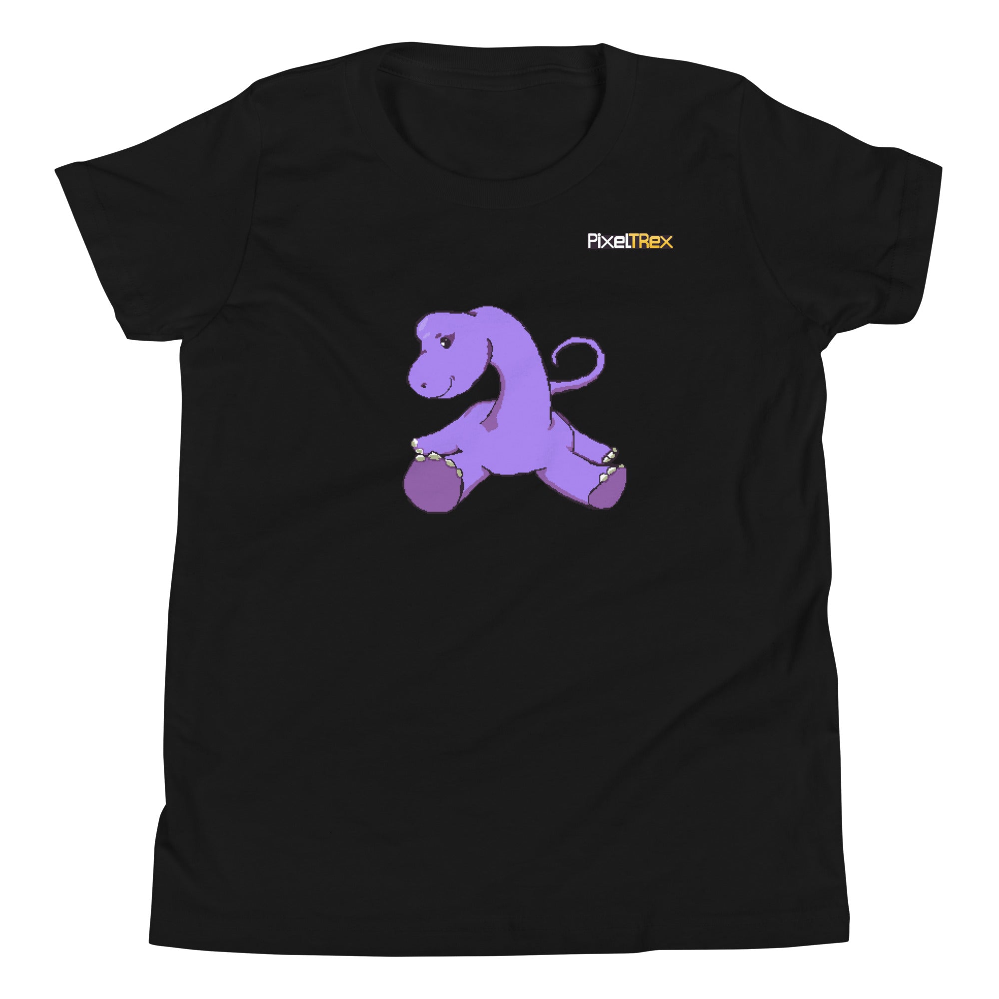 PixelTRex™ – Bracey the Brachiosaurus Pixel Dinosaur Youth T-Shirt
