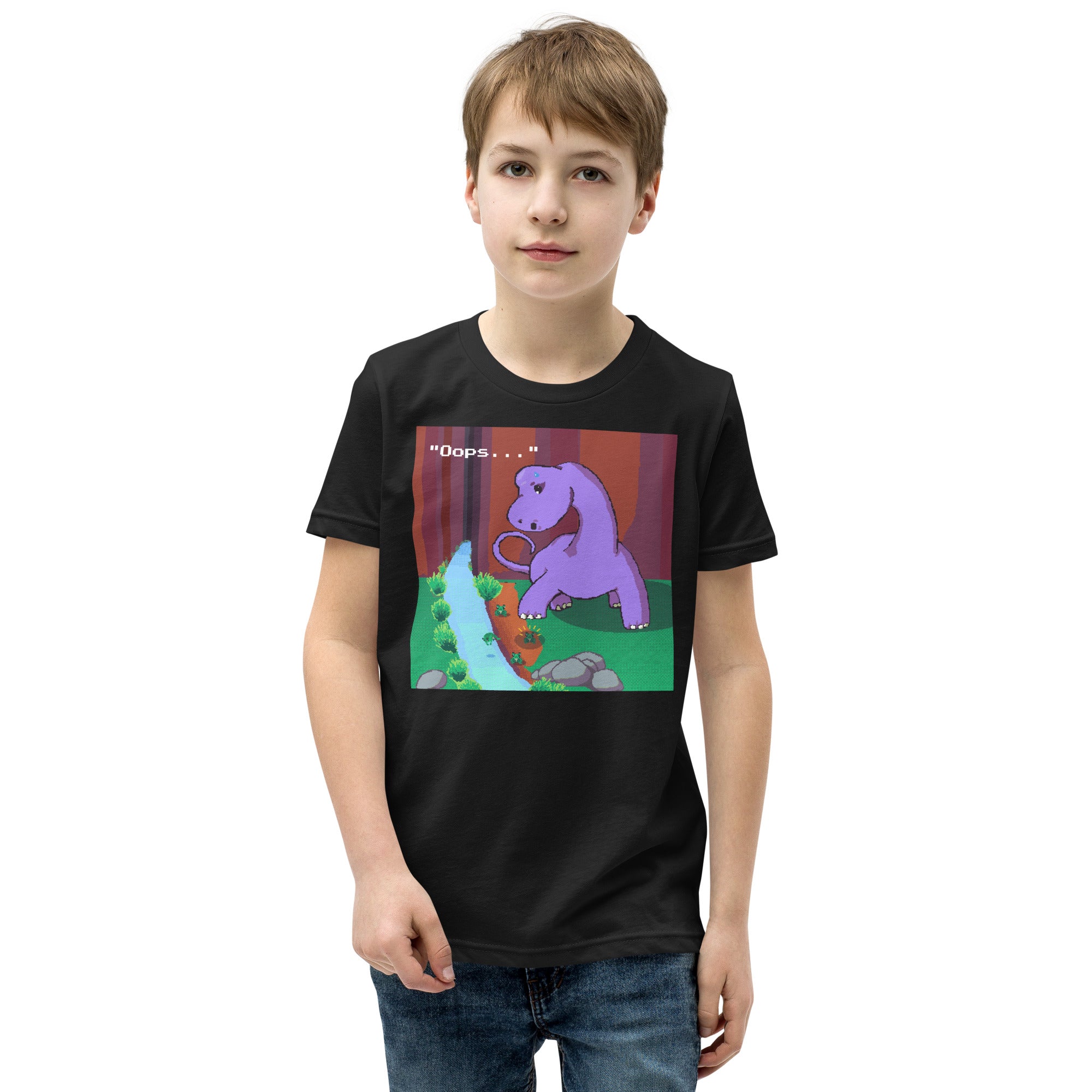 PixelTRex™ – Bracey “Oops” Youth T-Shirt