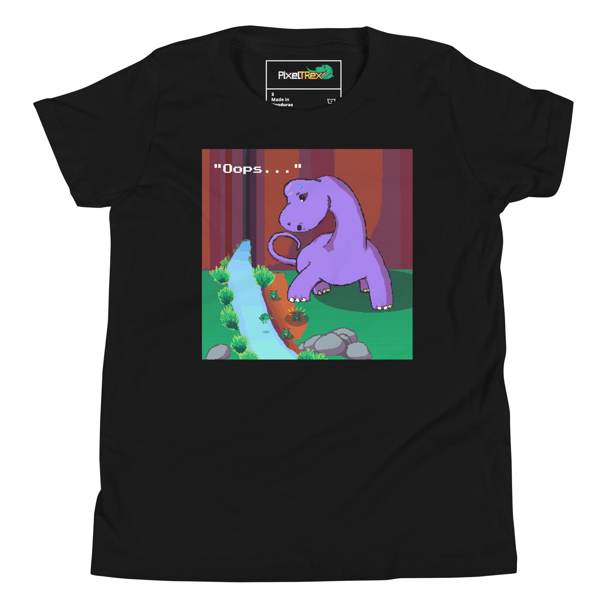 PixelTRex™ – Bracey “Oops” Youth T-Shirt