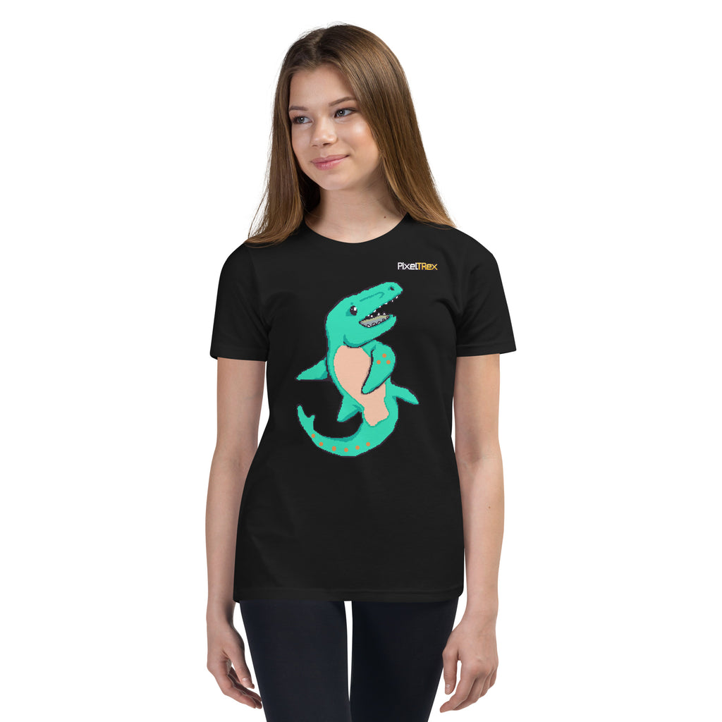 PixelTRex™ – Mosa the Mosasaurus Pixel Creature Youth T-Shirt