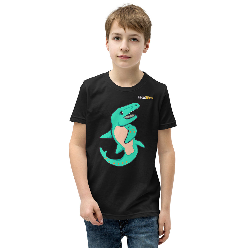 PixelTRex™ – Mosa the Mosasaurus Pixel Creature Youth T-Shirt